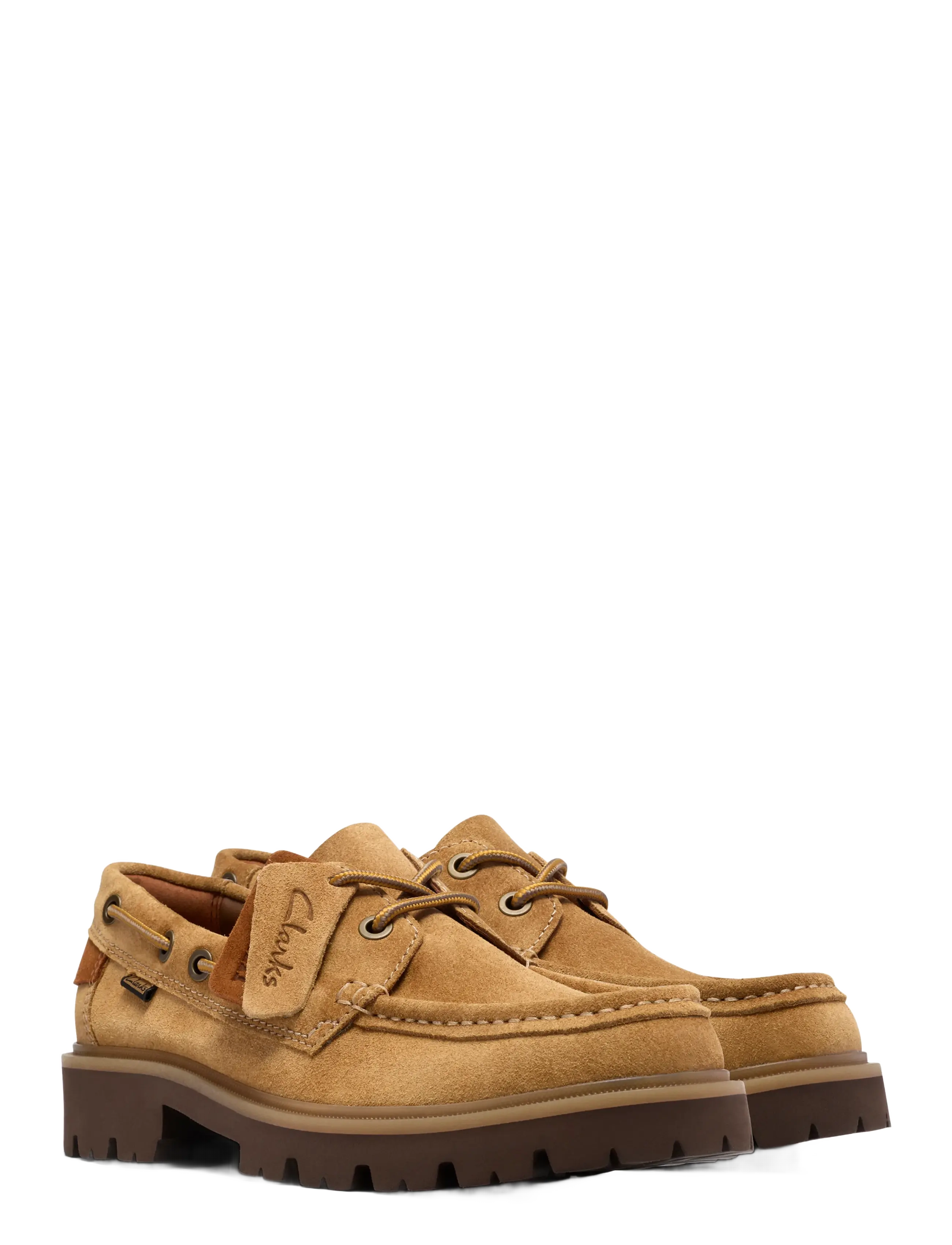 Clarks - Cleyhill Boat G - shop efter anledning - wheat suede - 5