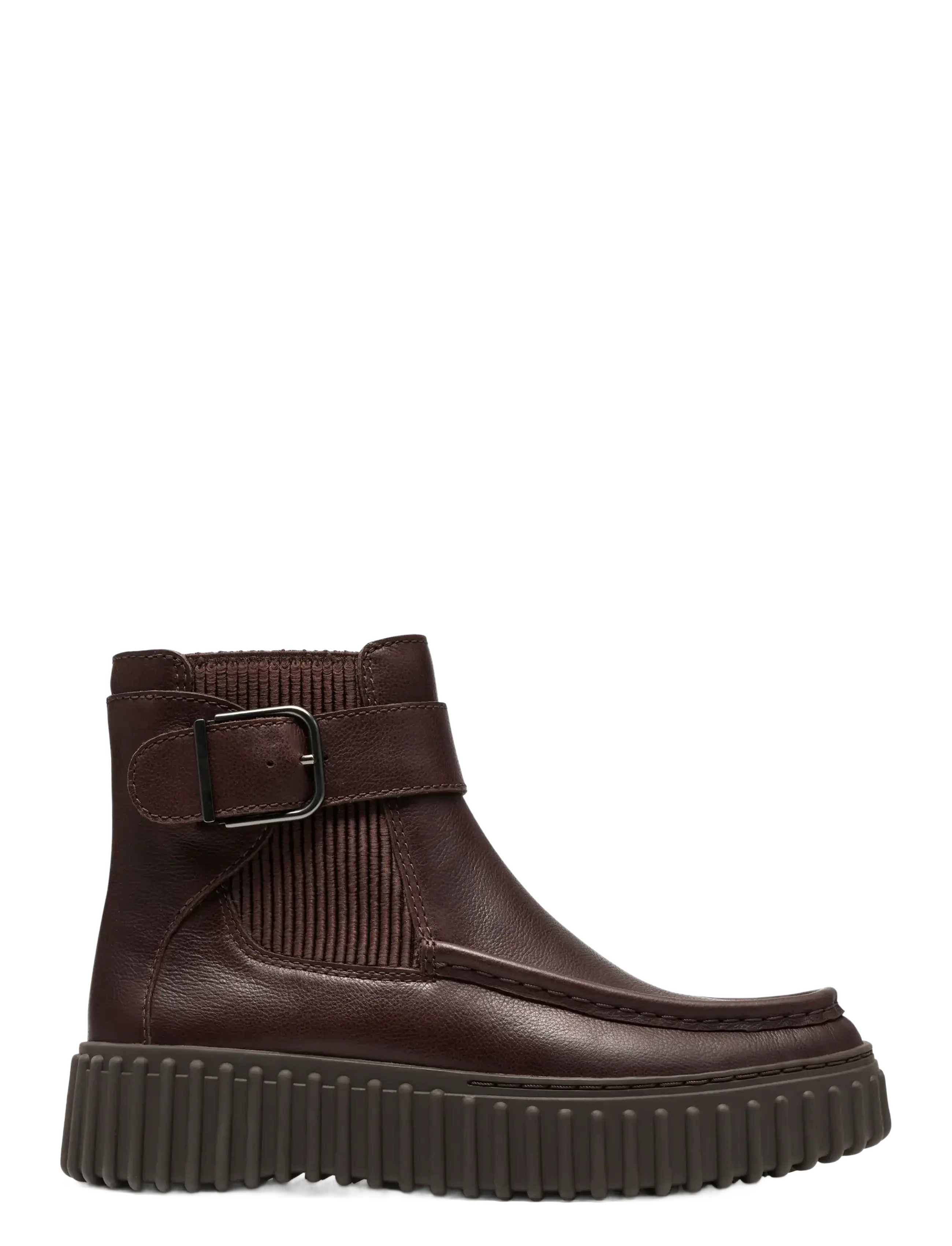 Clarks Torhill Buckle D - Farben der Saison - DARK BROWN LEA / brown