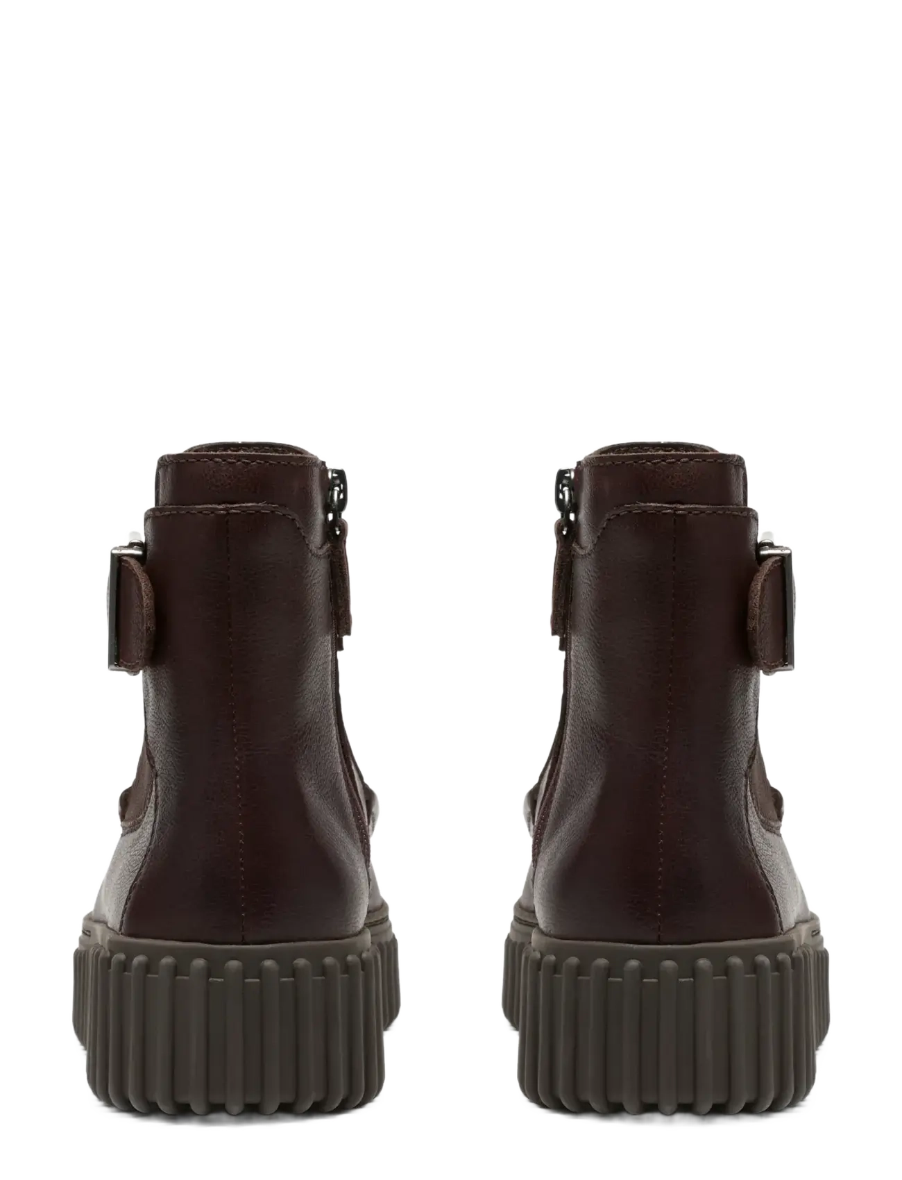 Clarks - Torhill Buckle D - flache stiefeletten - dark brown lea - 1