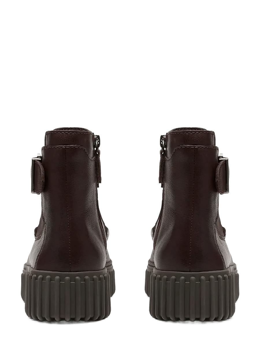 Clarks - Torhill Buckle D - flache stiefeletten - dark brown lea - 1