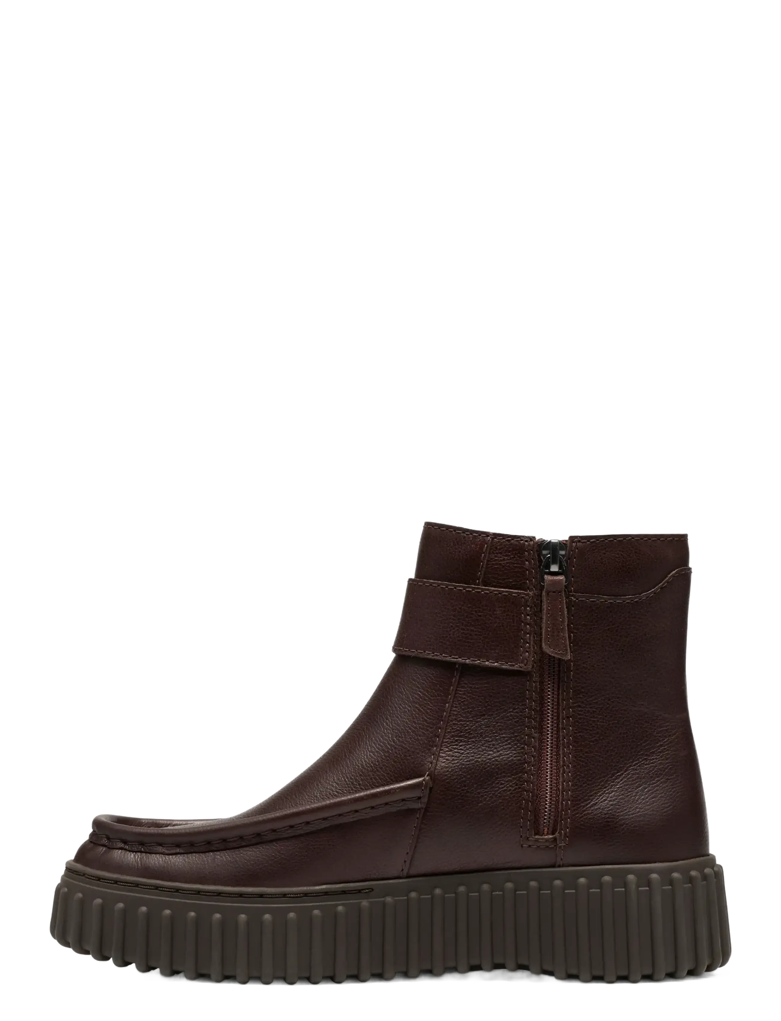 Clarks - Torhill Buckle D - flache stiefeletten - dark brown lea - 3