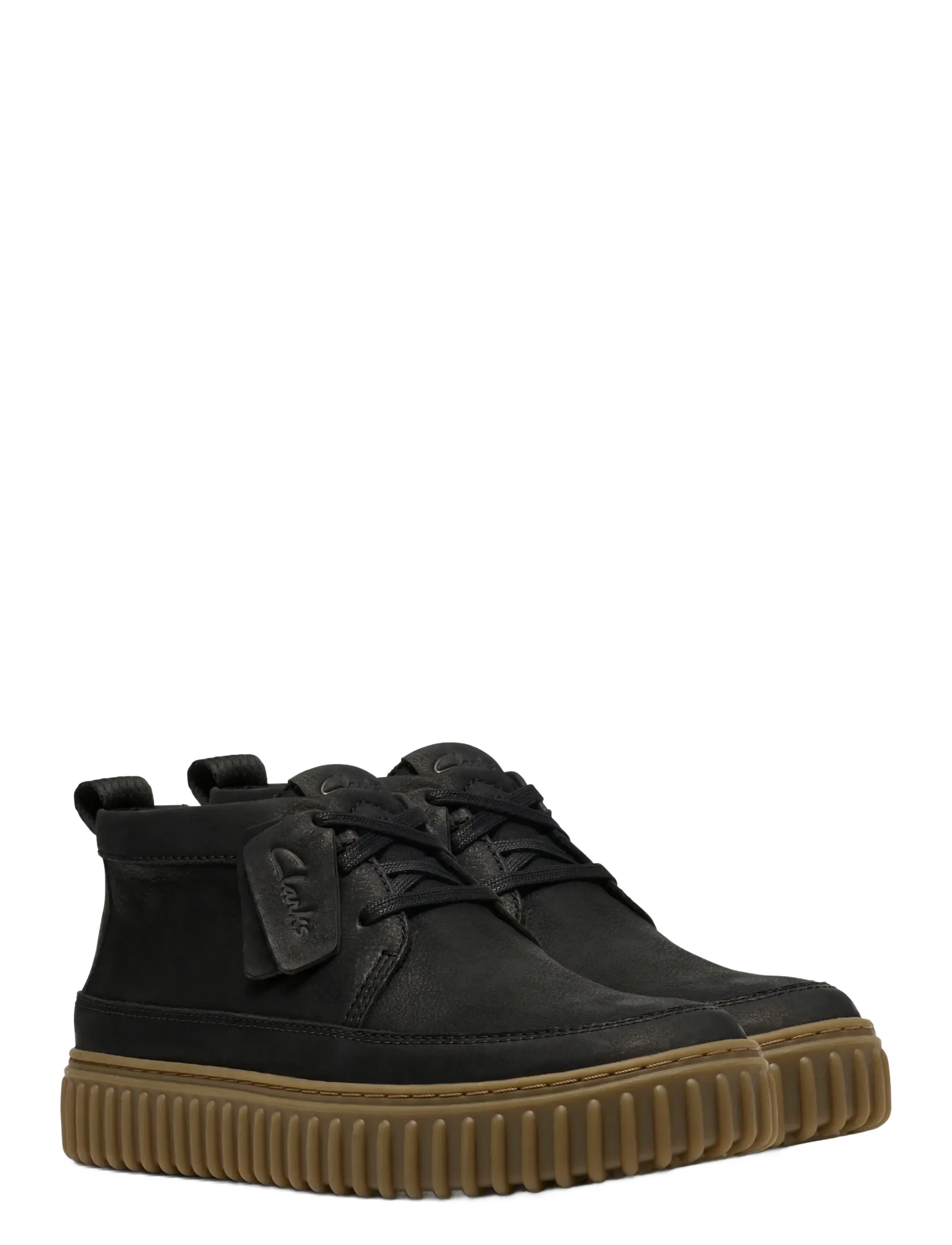 Clarks - Torhill LaceHi G - chukka boots - black leather - 4