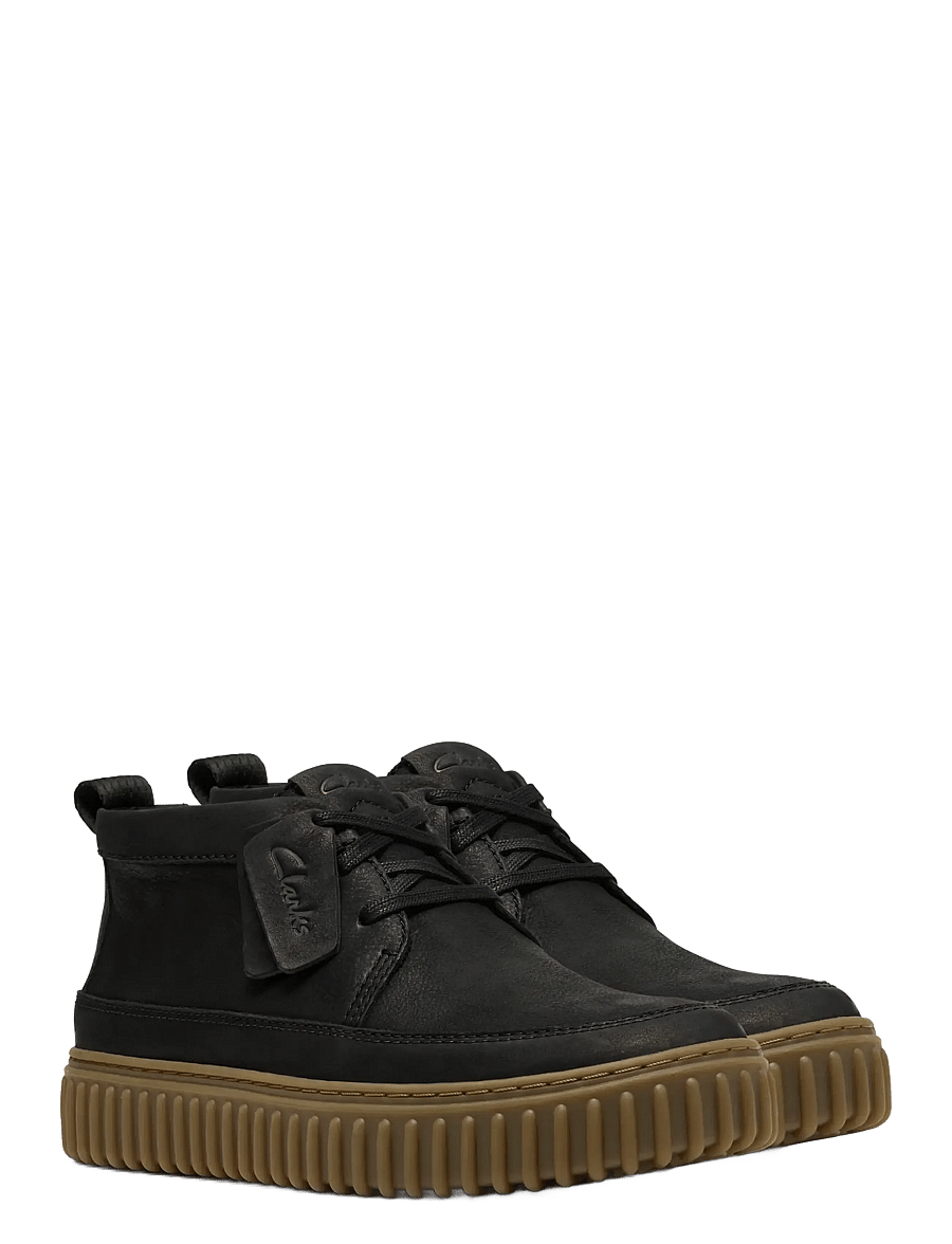 Clarks - Torhill LaceHi G - chukka boots - black leather - 4