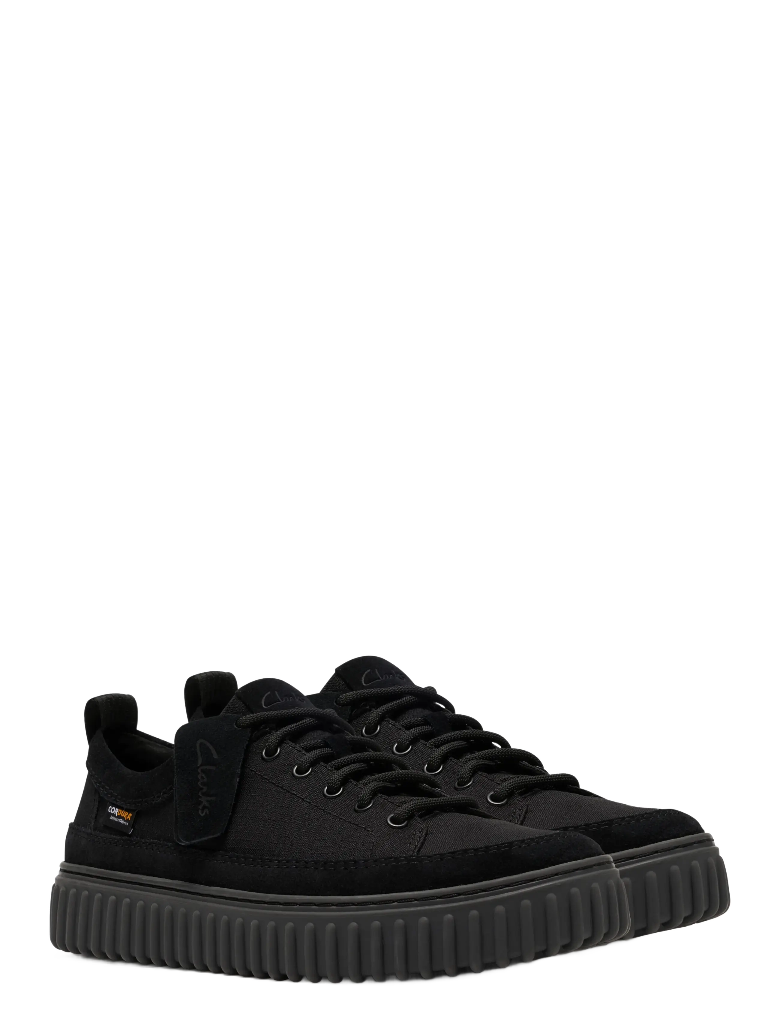 Clarks - Torhill Lace G - low-top sneaker - black combi - 5