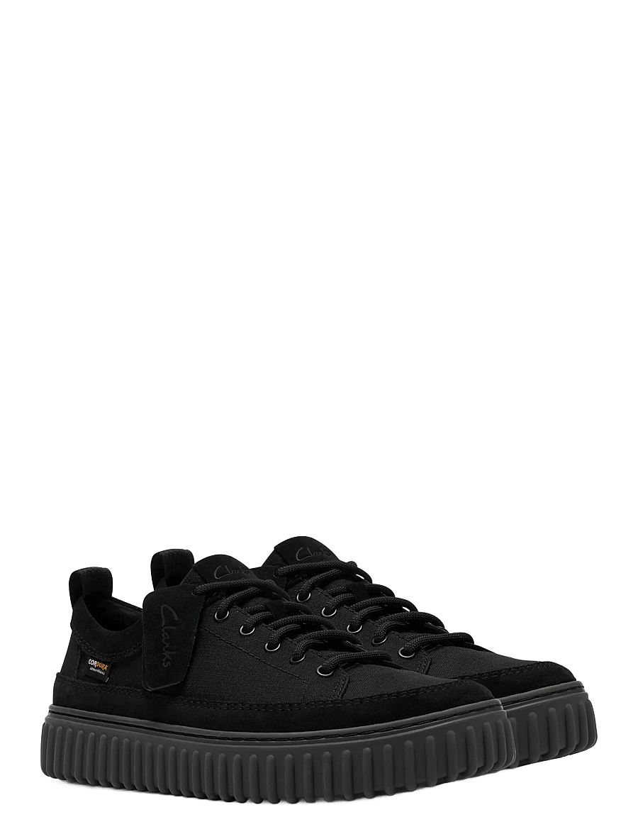 Clarks - Torhill Lace G - low-top sneaker - black combi - 5