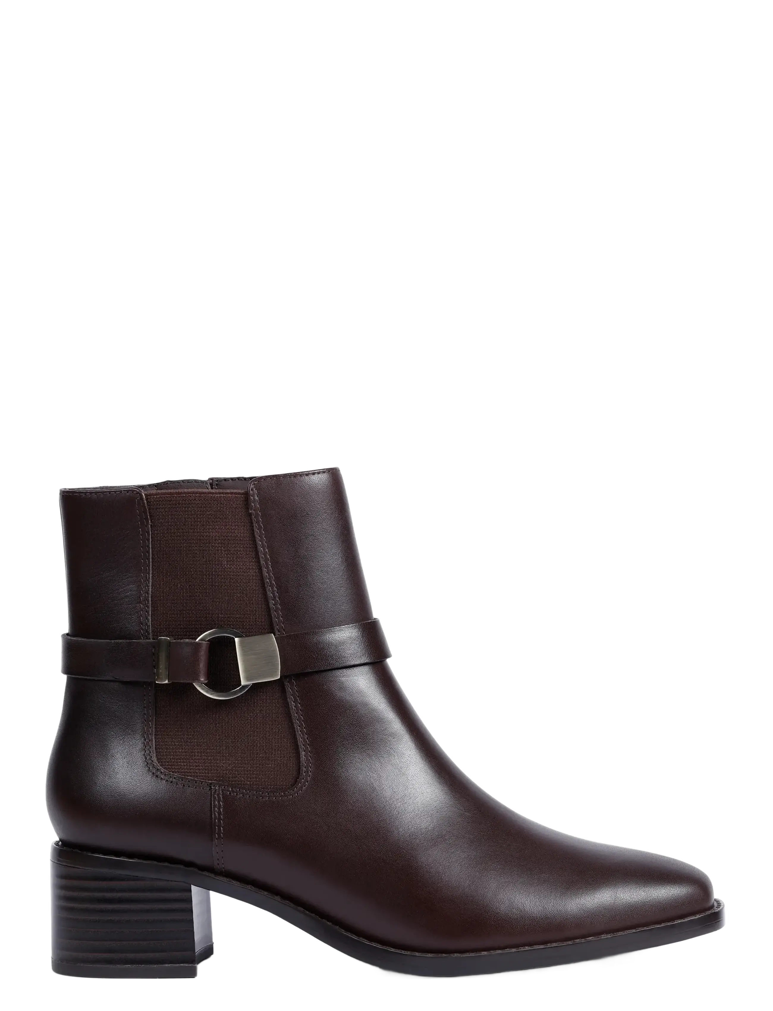 Clarks Wrenn Buckle D - Farben der Saison - DARK BROWN LEA / brown