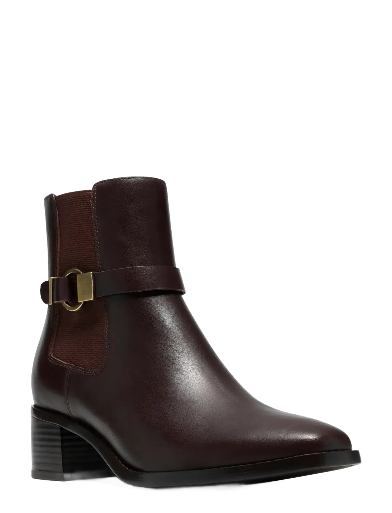Clarks - Wrenn Buckle D - stiefeletten mit absatz - dark brown lea - 2