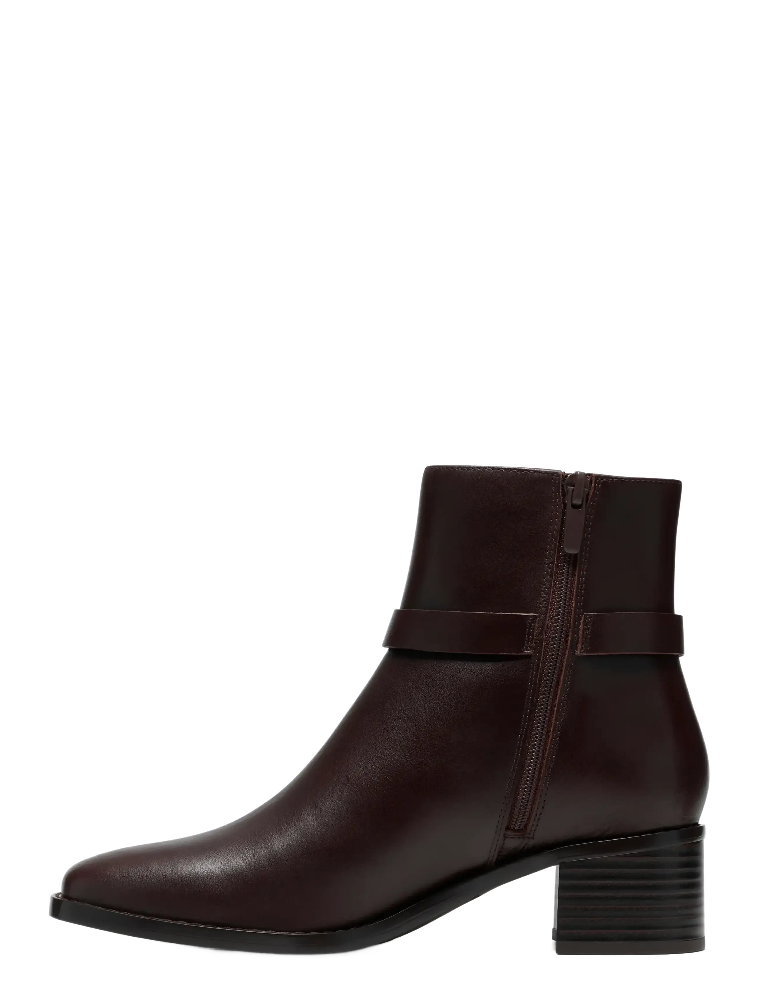 Clarks - Wrenn Buckle D - stiefeletten mit absatz - dark brown lea - 3
