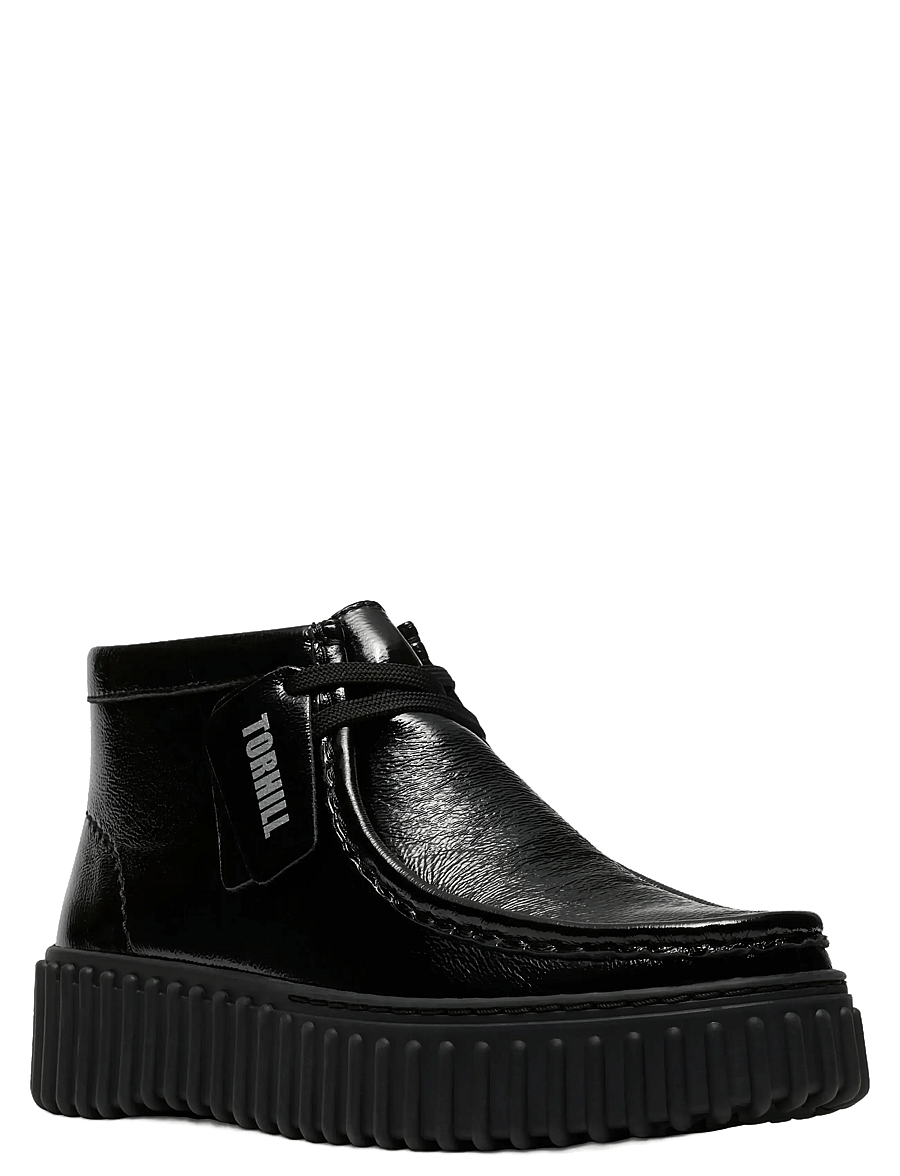 Clarks - Torhill Moss D - laced boots - black metallic - 2