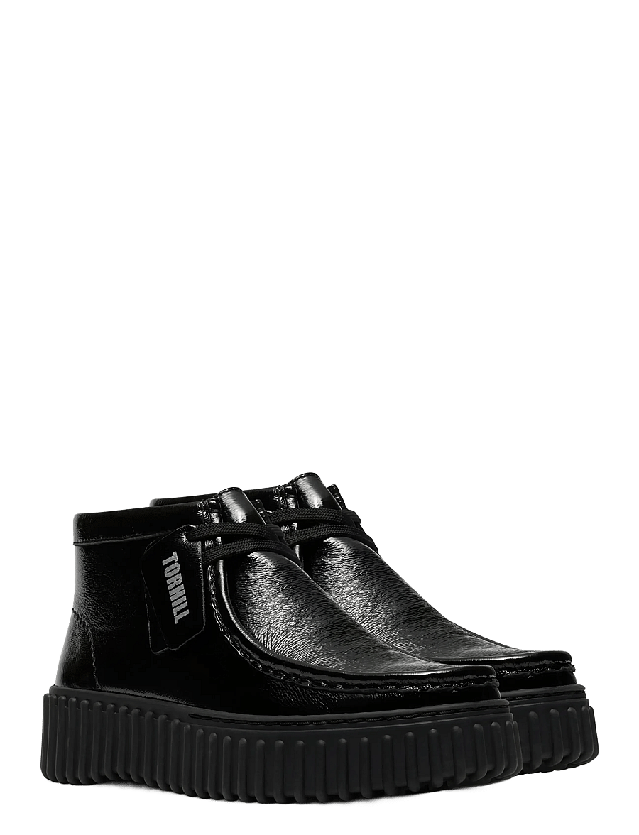 Clarks - Torhill Moss D - laced boots - black metallic - 5