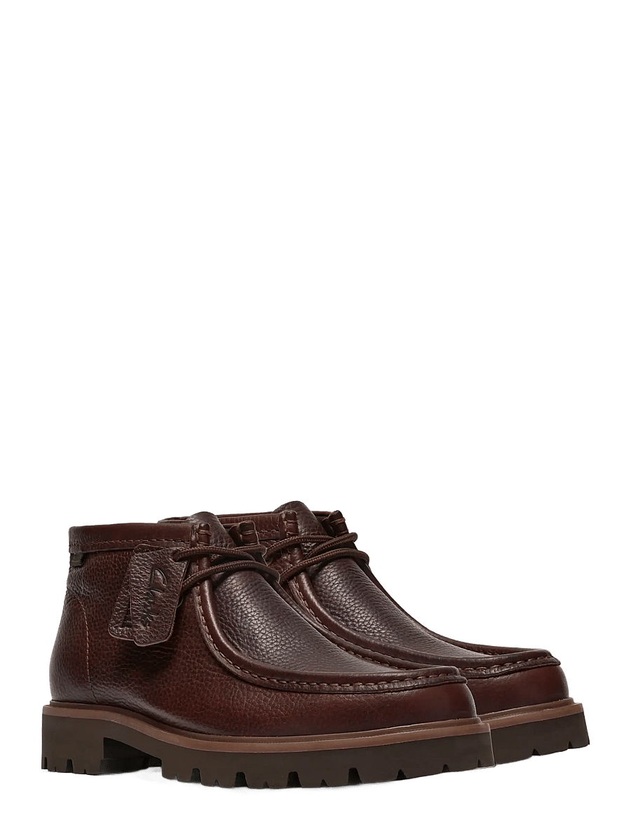 Clarks - Cleyhill Top G - chukka-saapad - dark brown lea - 4