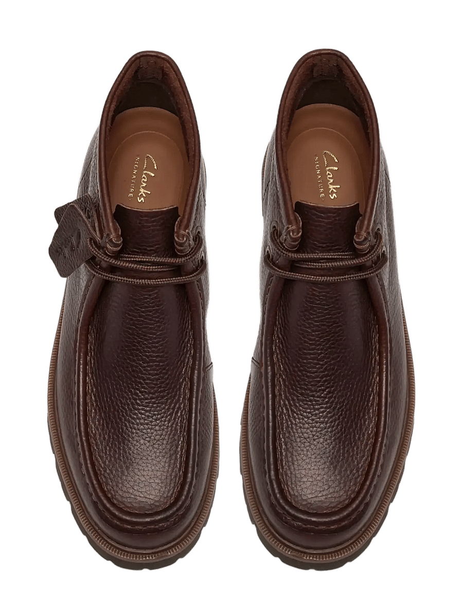 Clarks - Cleyhill Top G - chukka-saapad - dark brown lea - 5