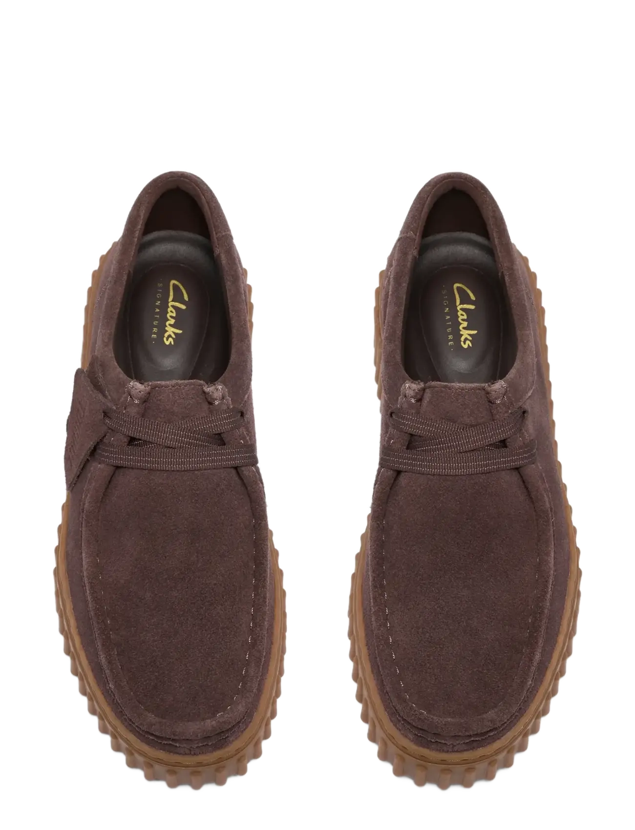 Clarks - Torhill Bee D - dark brown suede - 2