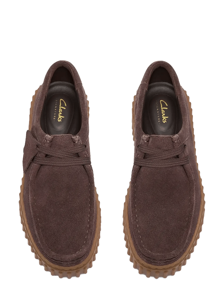 Clarks - Torhill Bee D - dark brown suede - 2