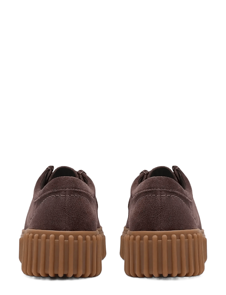 Clarks - Torhill Bee D - dark brown suede - 3