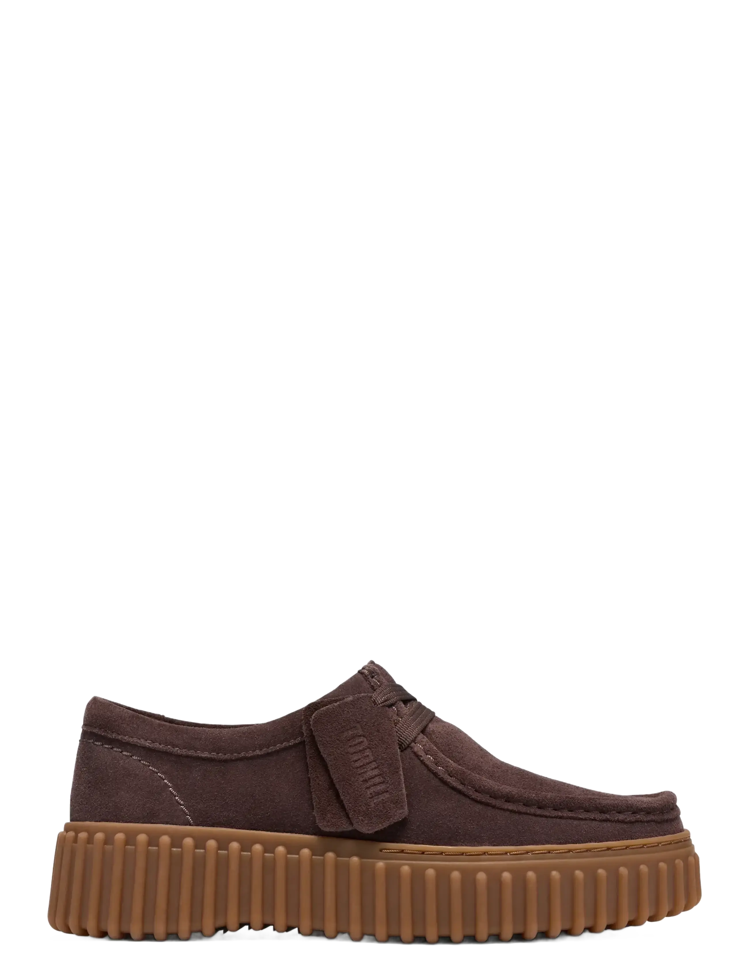 Clarks - Torhill Bee D - dark brown suede - 4