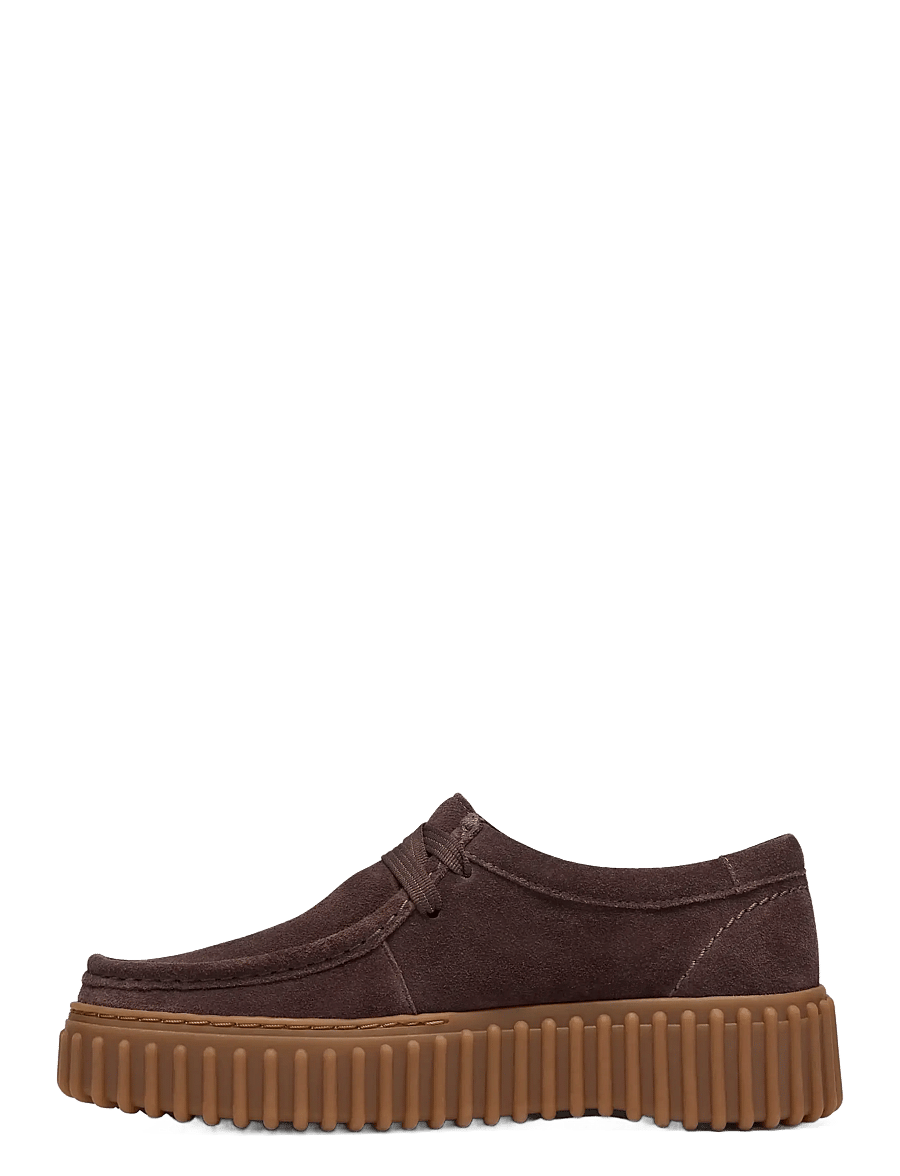 Clarks - Torhill Bee D - dark brown suede - 5