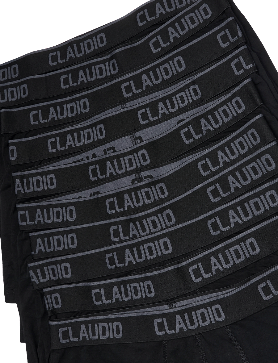 Claudio - Claudio trunk 10-pack. - multipack kalsonger - black - 3