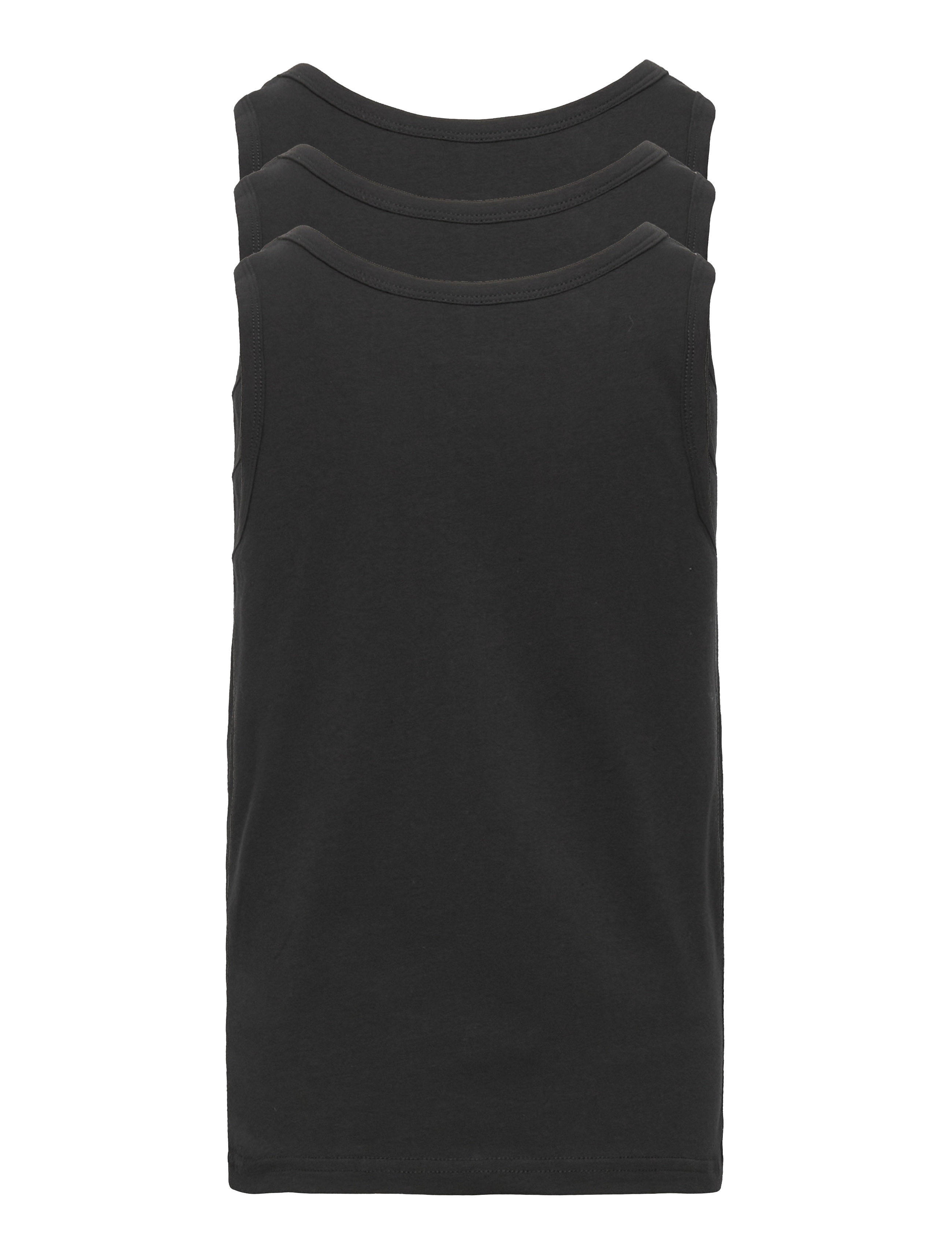 Claudio - Claudio Boys 3-pack singlet - Ärmellose - svart - 2