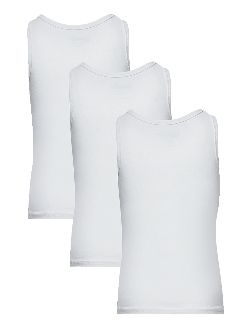 Claudio - Claudio Boys 3-pack singlet - tanktops - vit - 1