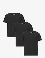 Claudio Boys 3-pack T-shirt - BLACK