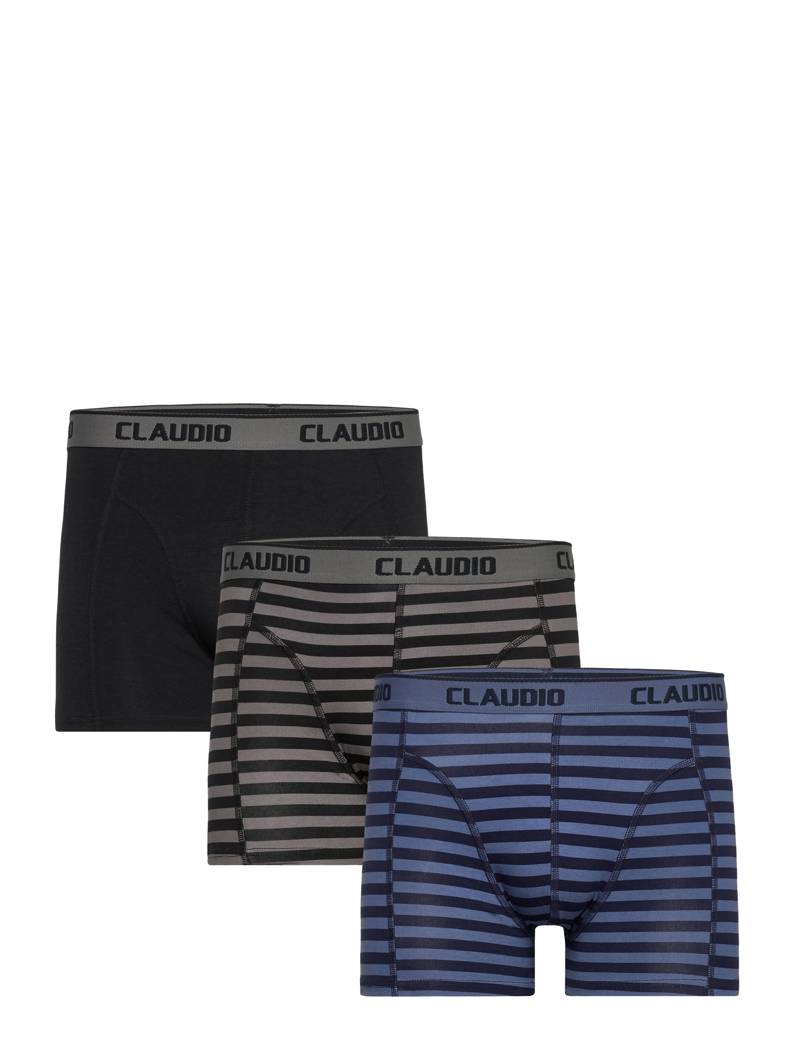 Claudio Claudio 3-pack tights - Underbukser - MULTICOLOU / black