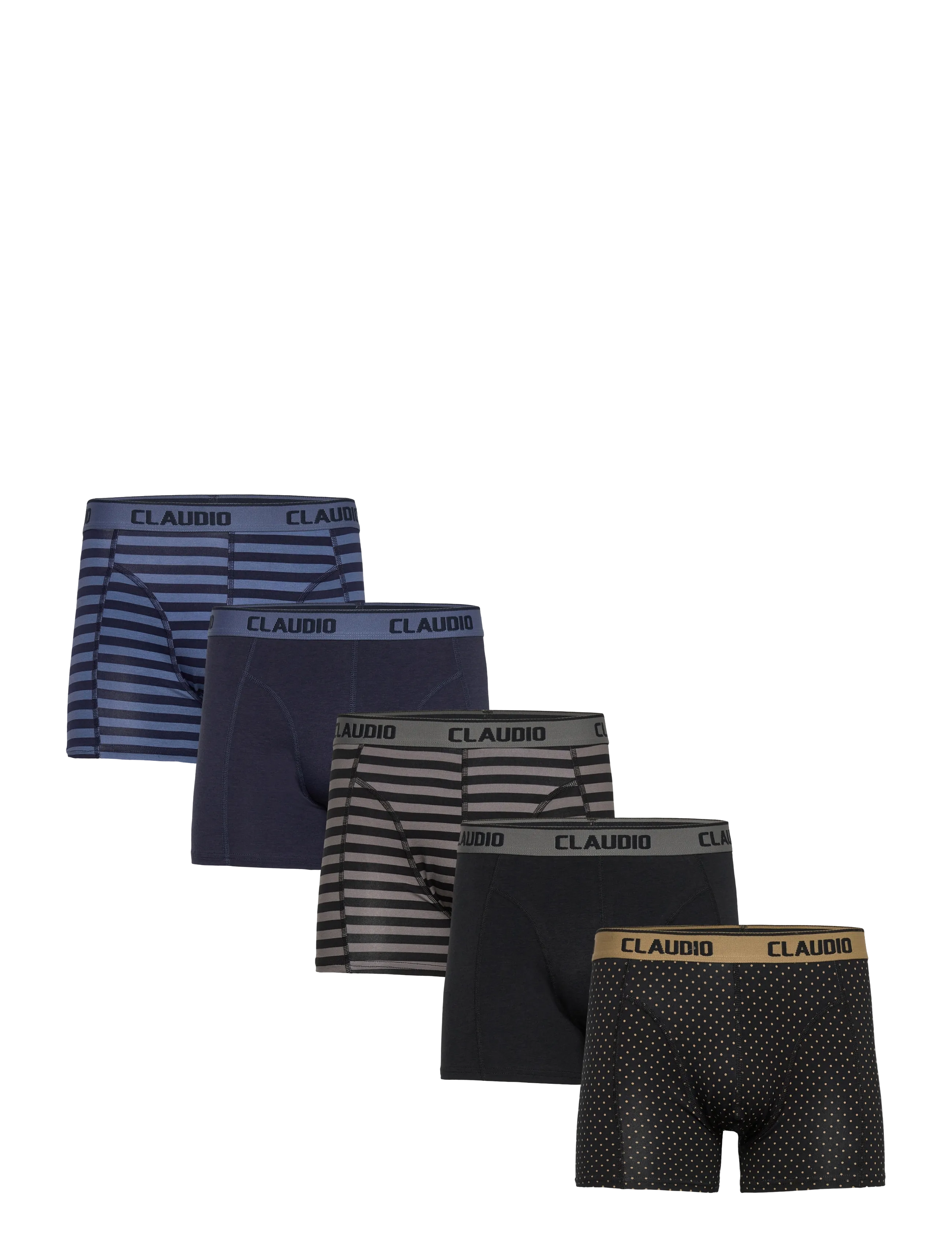 Claudio Claudio 5-pack tights - Undertøj - MULTICOLOU / black