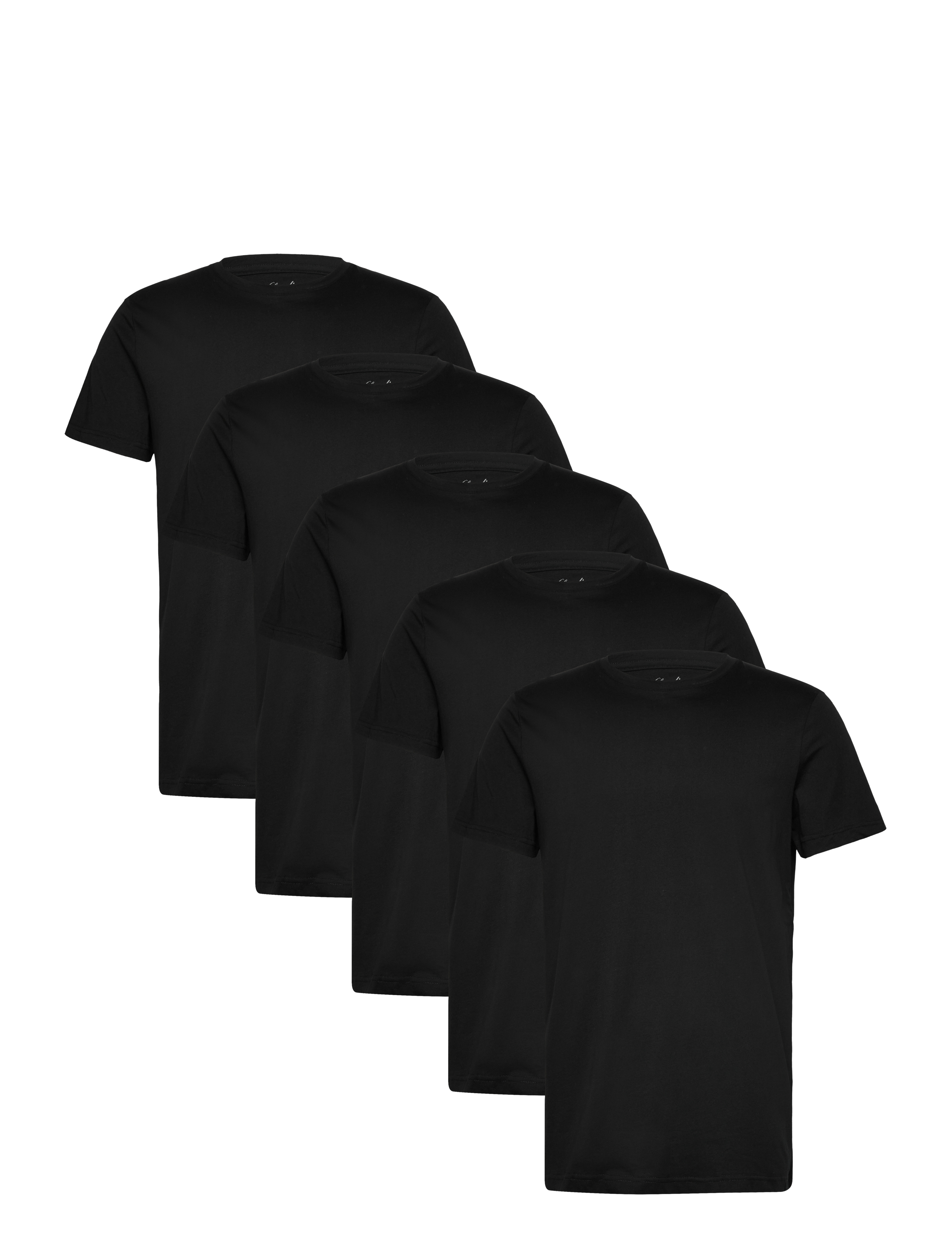 CLAUDIO Claudio 5-Pack T-Shirt Baumwolle Schwarz - XL - Herren