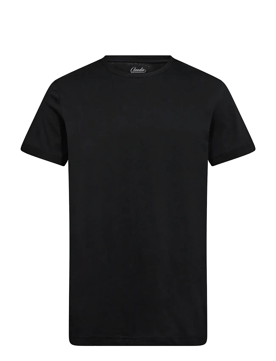 Claudio - Claudio 5-pack t-shirt cotton - multipack t-shirts - black - 1