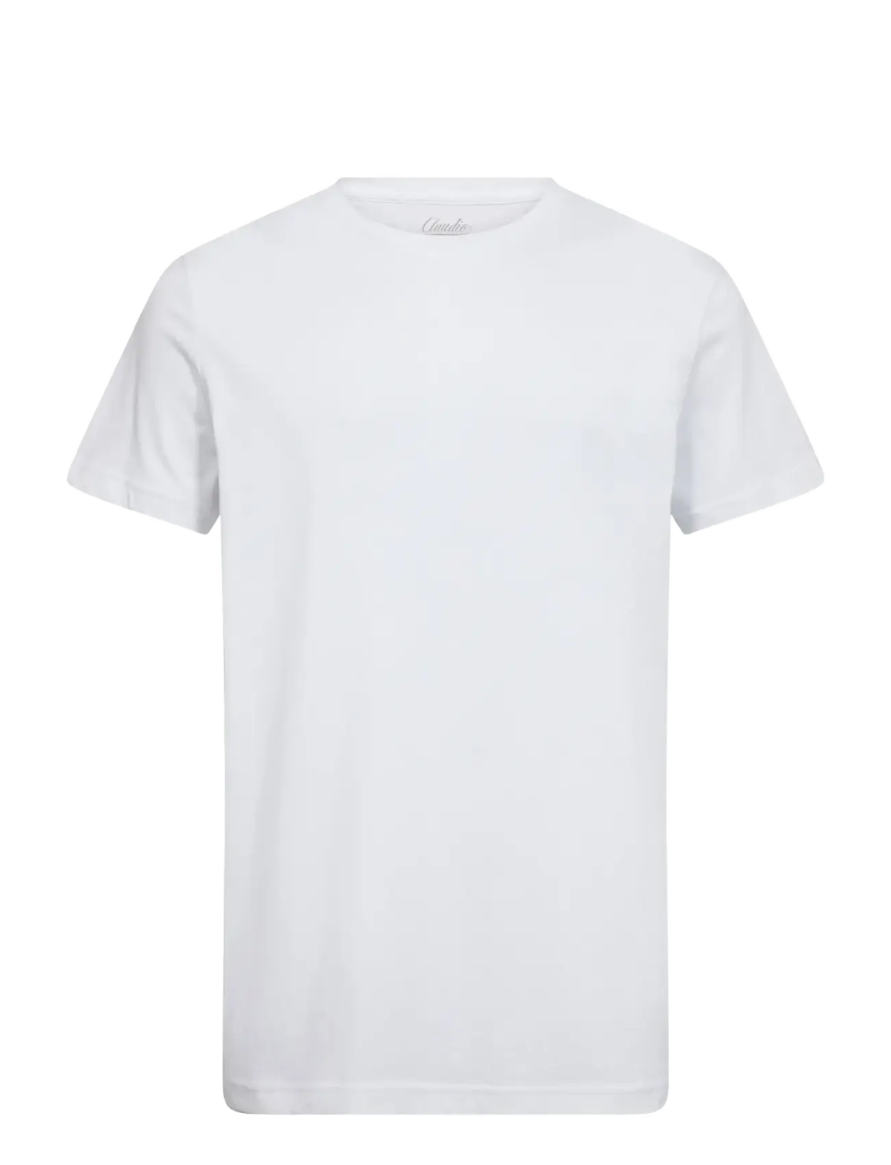 Claudio - Claudio 5-pack t-shirt cotton - kortärmade t-shirts - white - 1