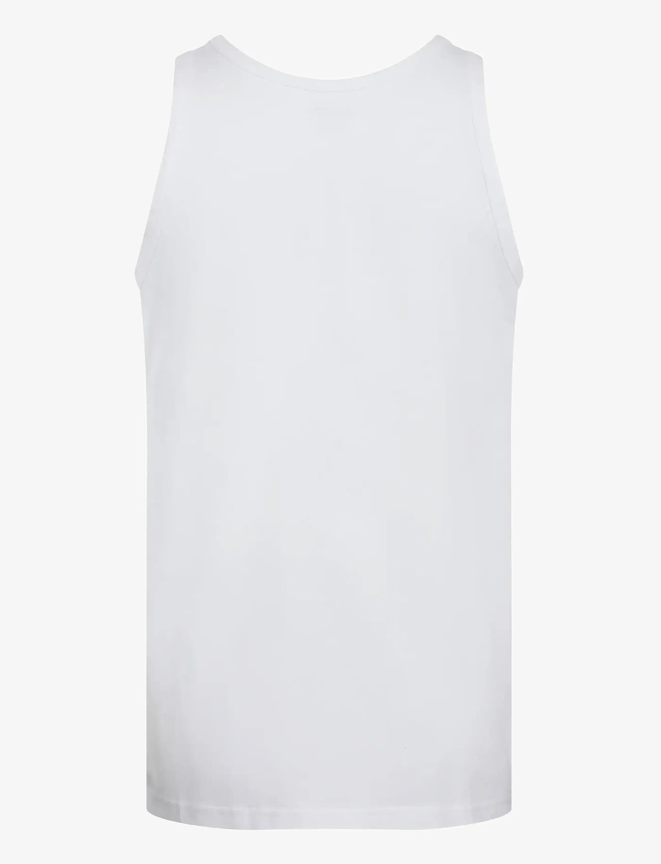 Claudio - Claudio 2-pack tanktop cotton - marškinėliai be rankovių - white - 2