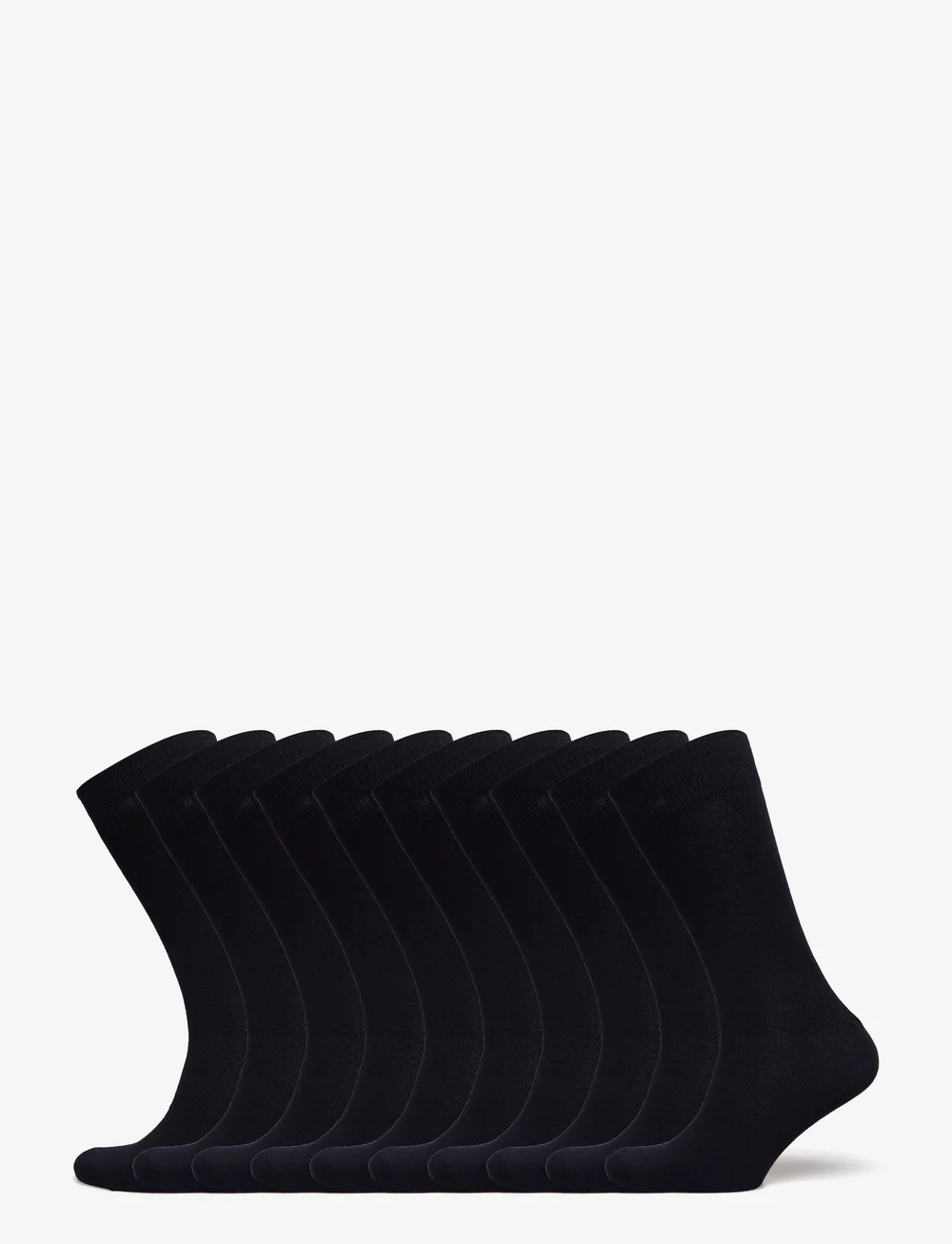 Claudio - Claudio socks bamboo 10pc FSC - crew socks - black - 0