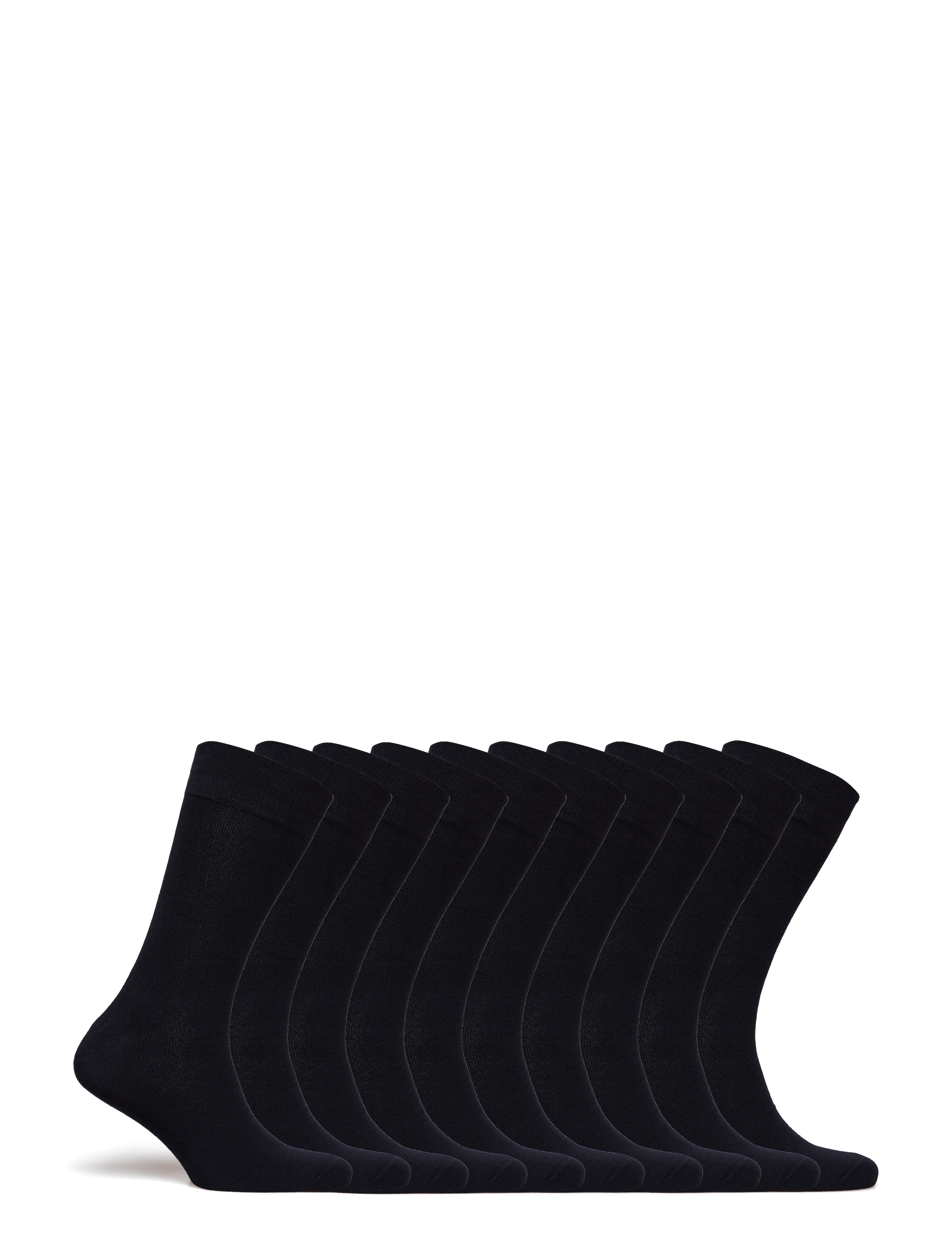 Claudio - Claudio socks bamboo 10pc FSC - vanliga strumpor - black - 4