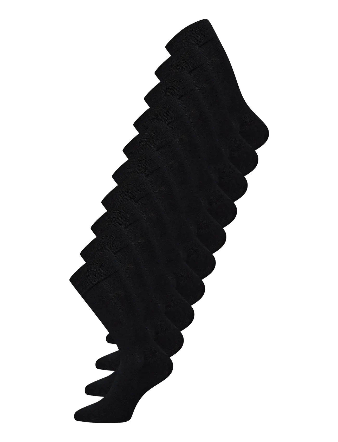 Claudio - Claudio socks bamboo 10pc FSC - vanliga strumpor - black - 2