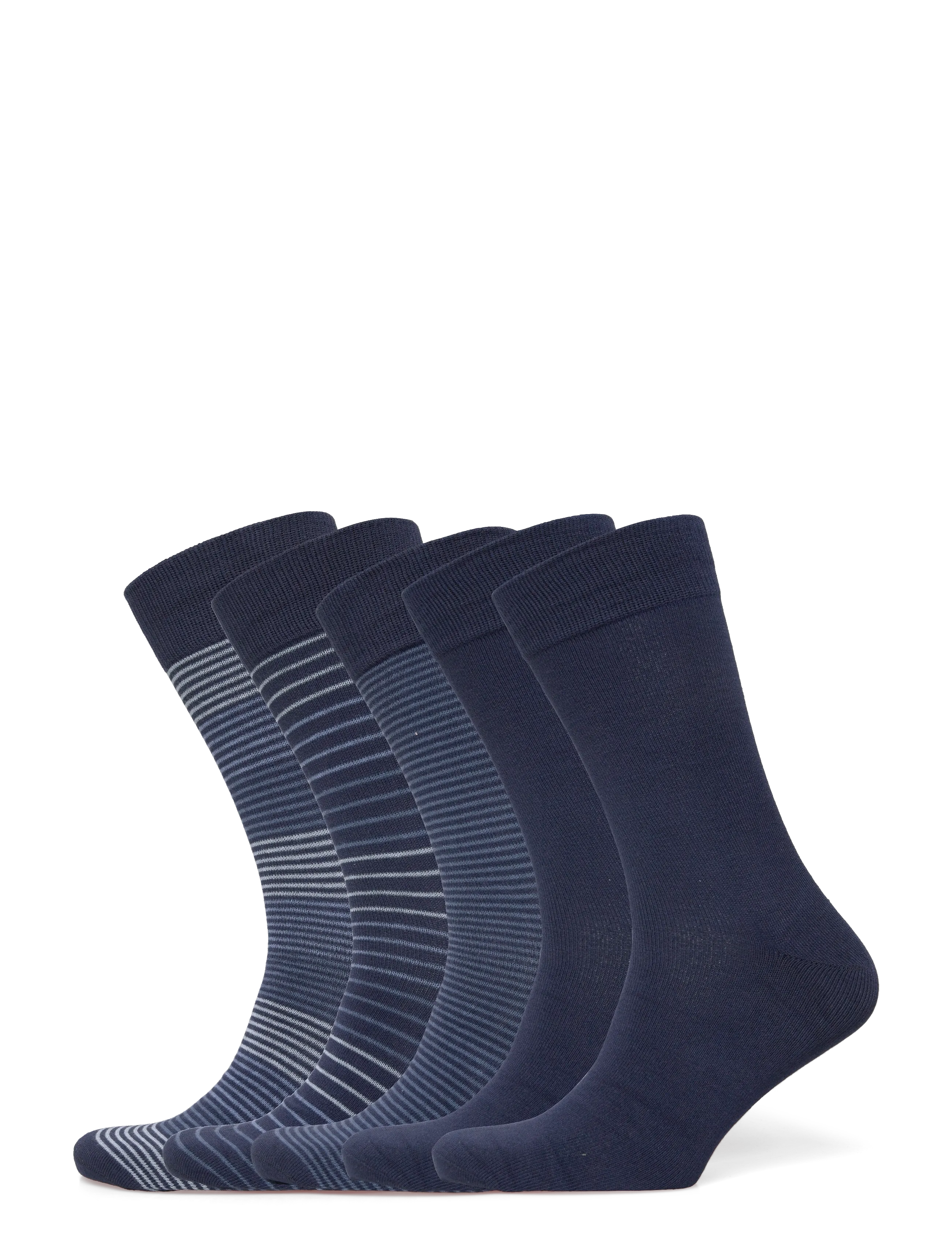 Claudio Claudio socks bamboo 5 pc FSC - Underkläder - MØNSTRET S / navy