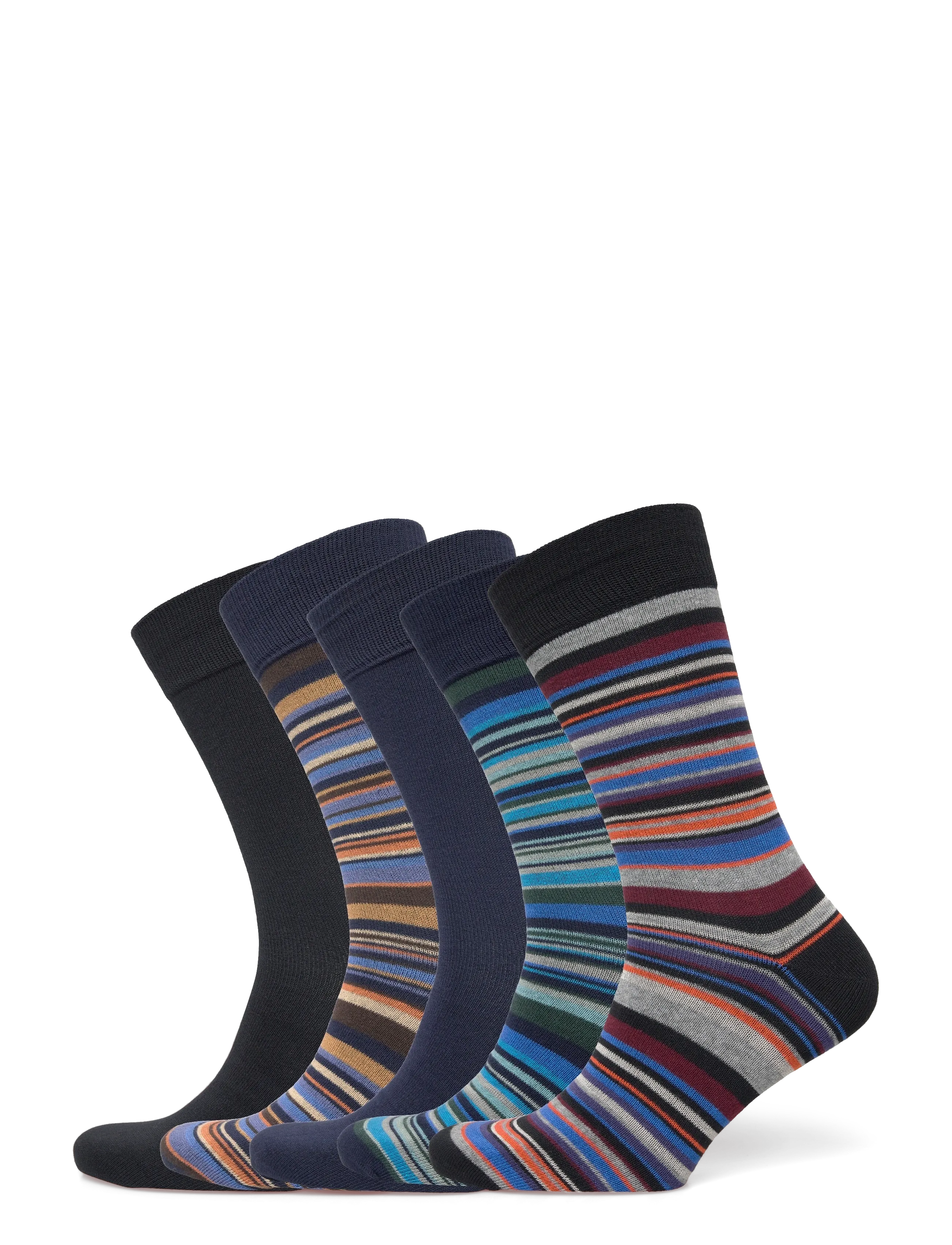 Claudio Claudio socks bamboo 5 pc FSC - Aluspesu - TRYK PUNK / black