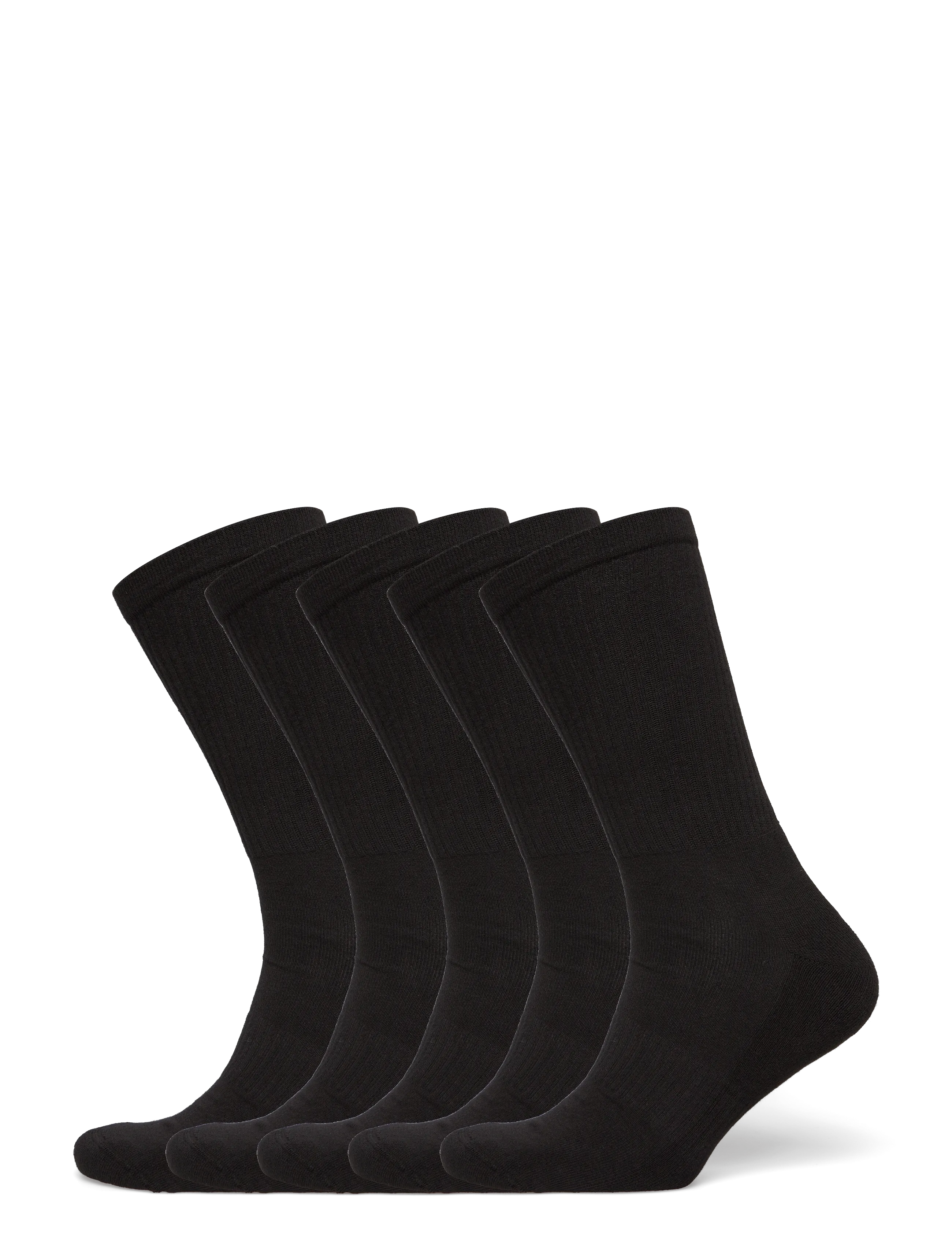 Claudio Tennis Socks 5-pack ½ terry. - Socken im Multipack - BLACK / black