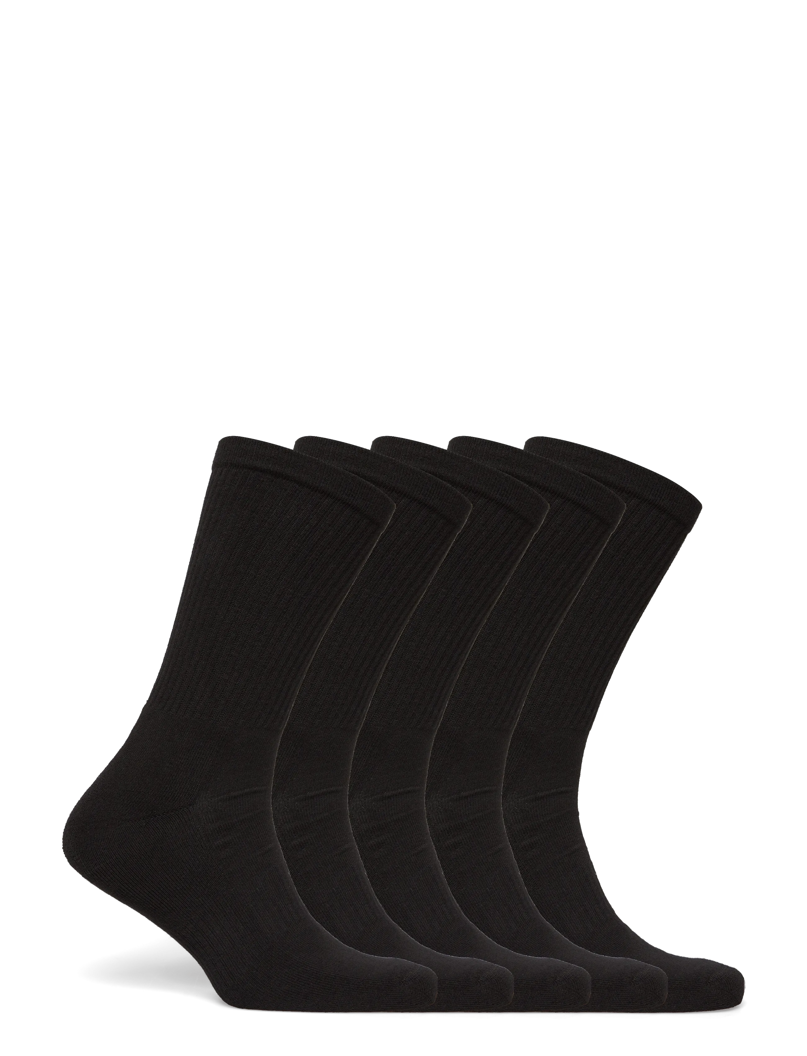 Claudio - Tennis Socks 5-pack ½ terry. - die niedrigsten preise - black - 1