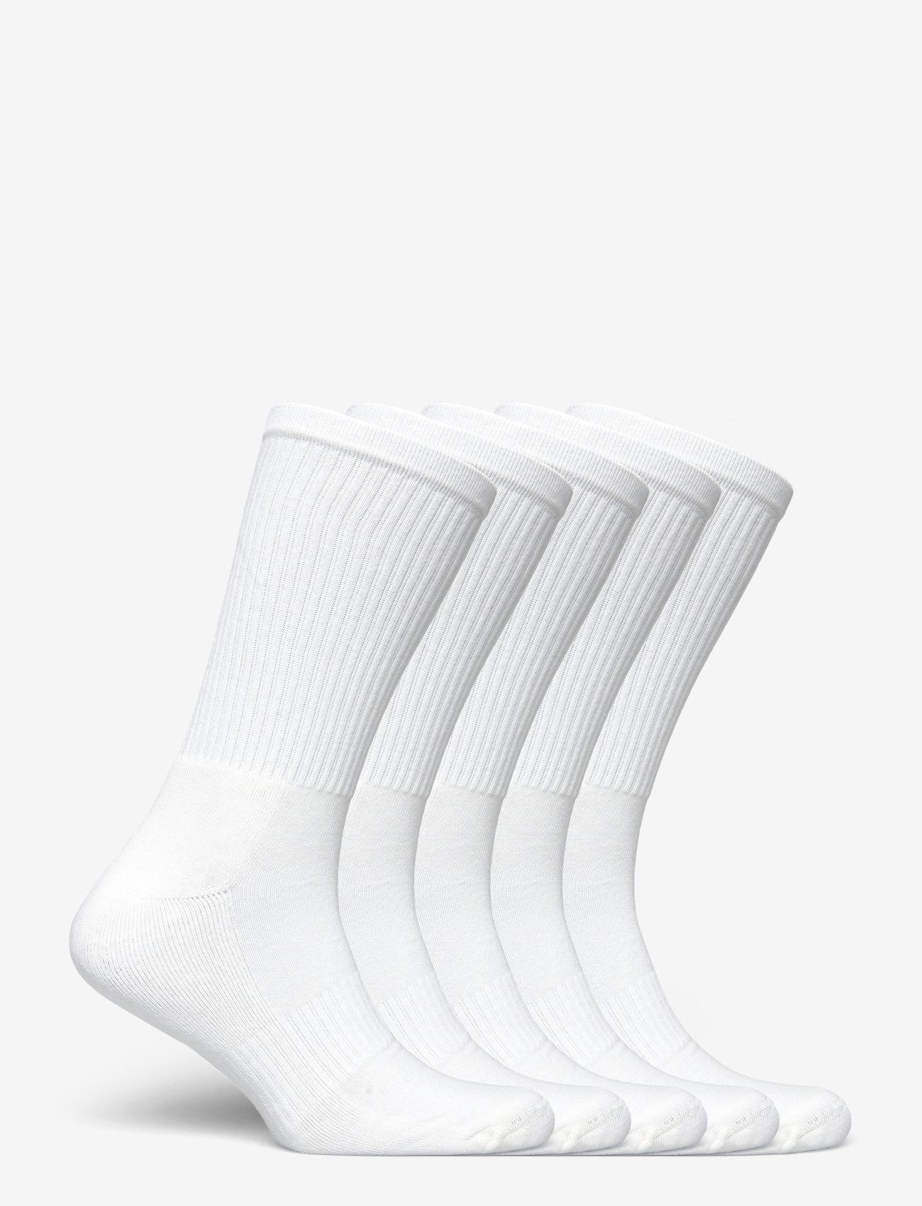Claudio - Tennis Socks 5-pack ½ terry. - crew-socken - white - 0