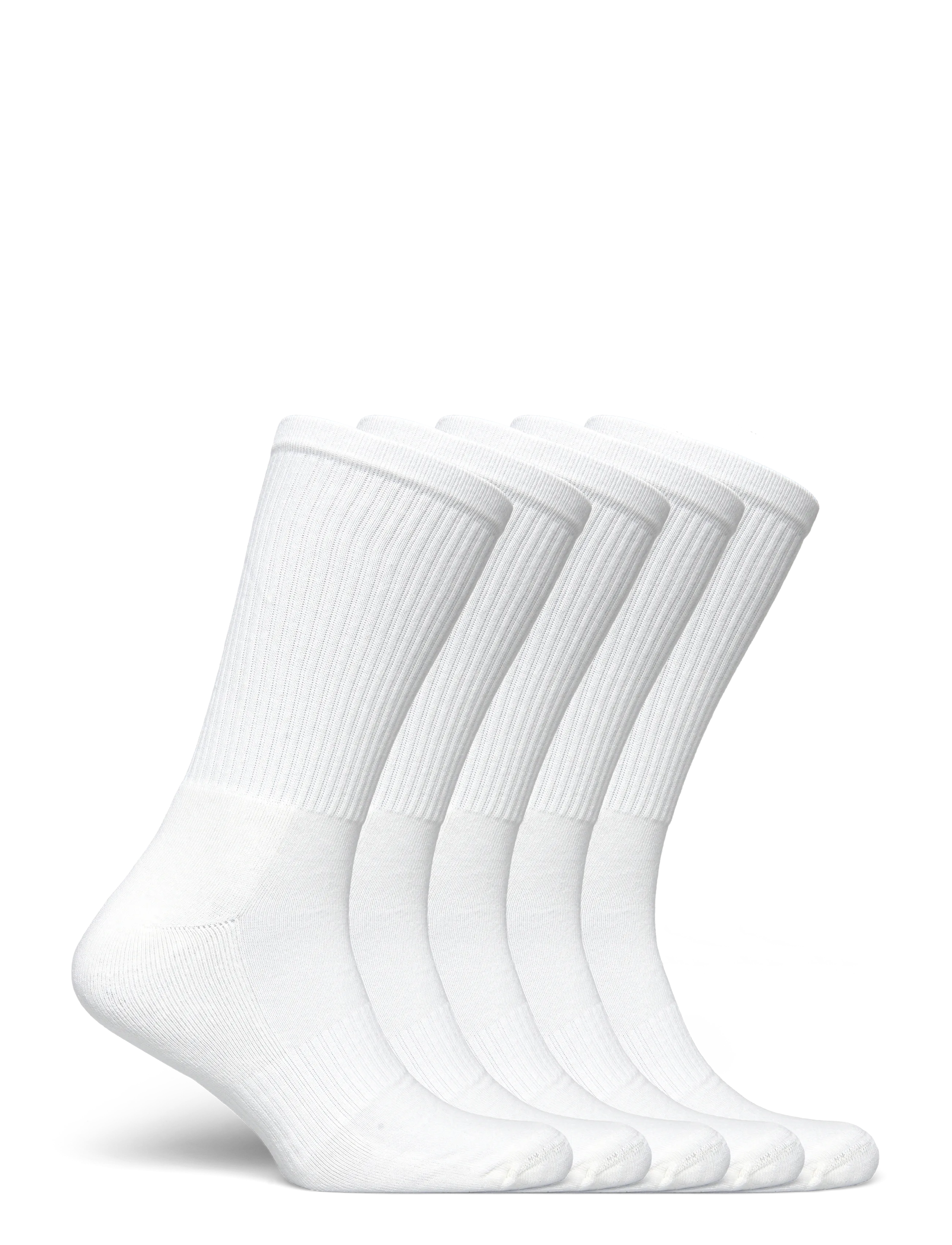 Claudio Tennis Socks 5-pack ½ terry. - Kampanj - WHITE / white