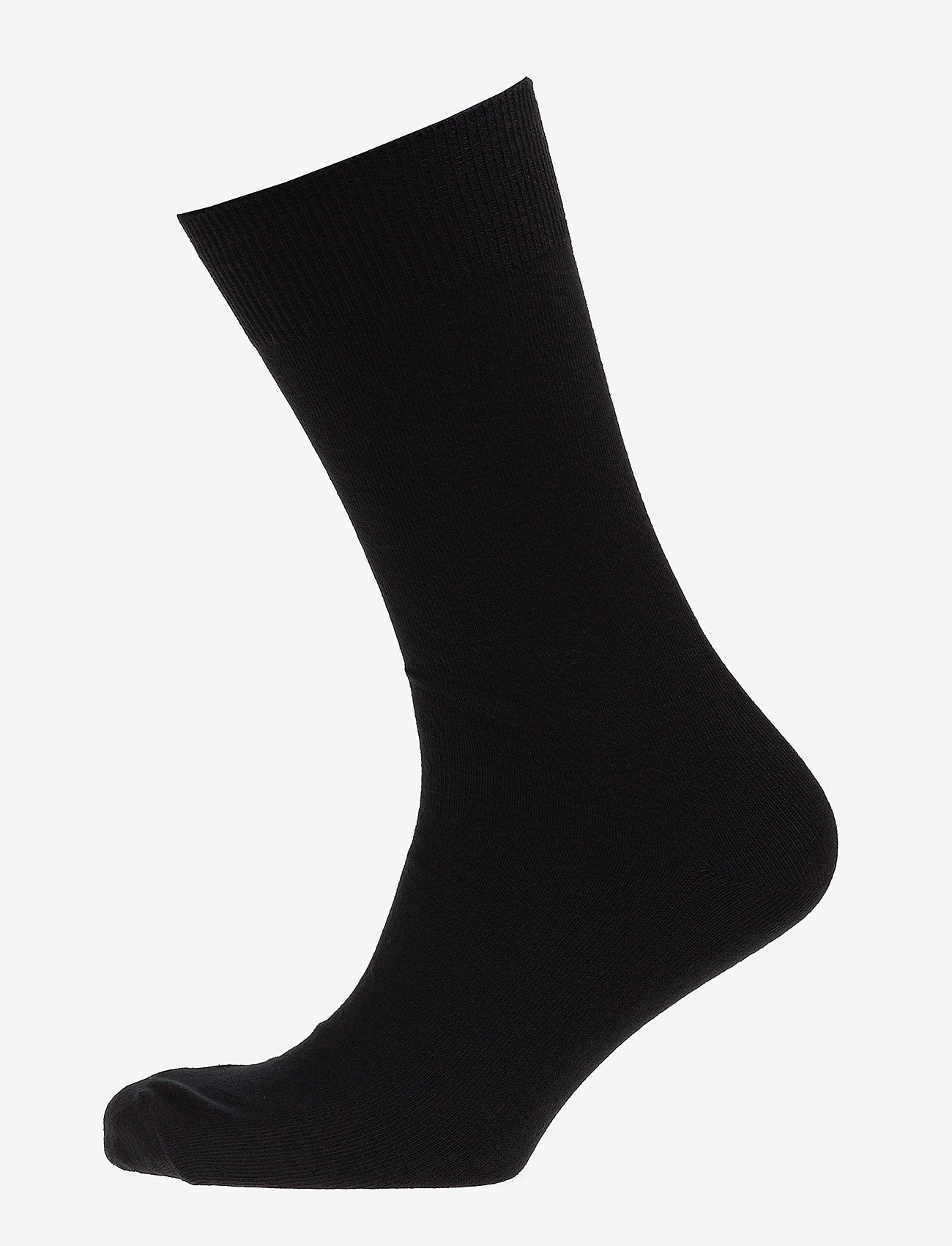 Claudio - Claudio socks solid colours. - vanliga strumpor - black - 0