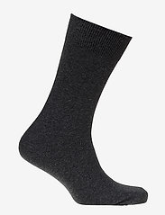 Claudio - Claudio socks solid colours - lägsta priserna - black melange - 1