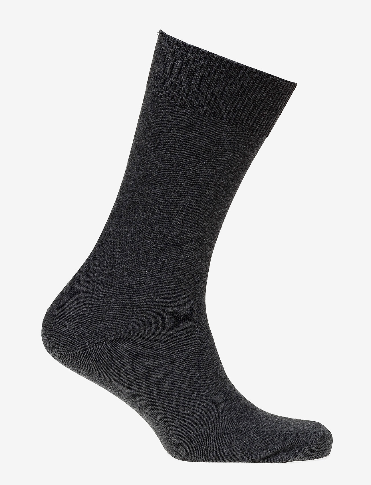 Claudio - Claudio socks solid colours. - crew-socken - black melange - 1