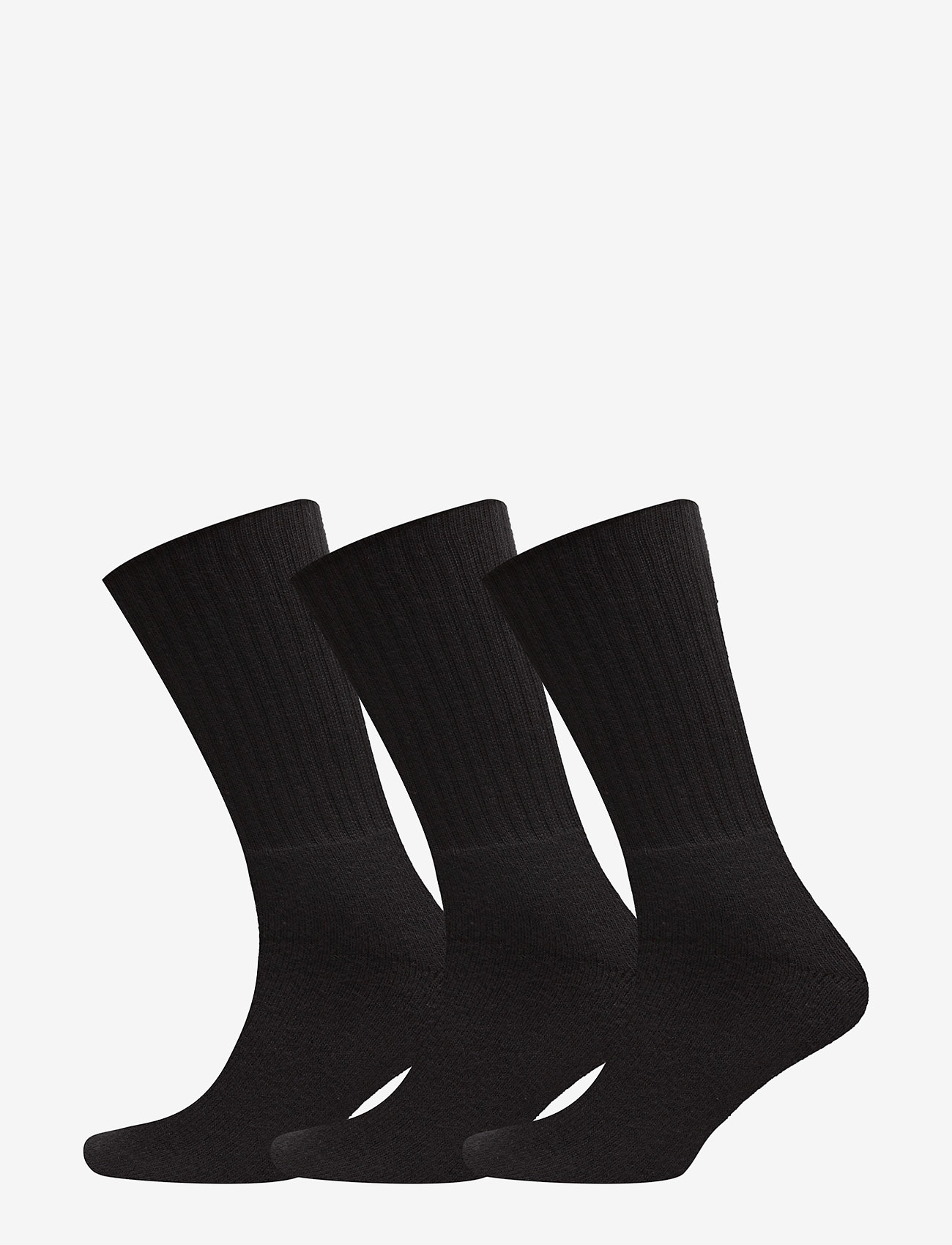 Claudio - Claudio socks tennis 3-pack - de laveste prisene - black - 0
