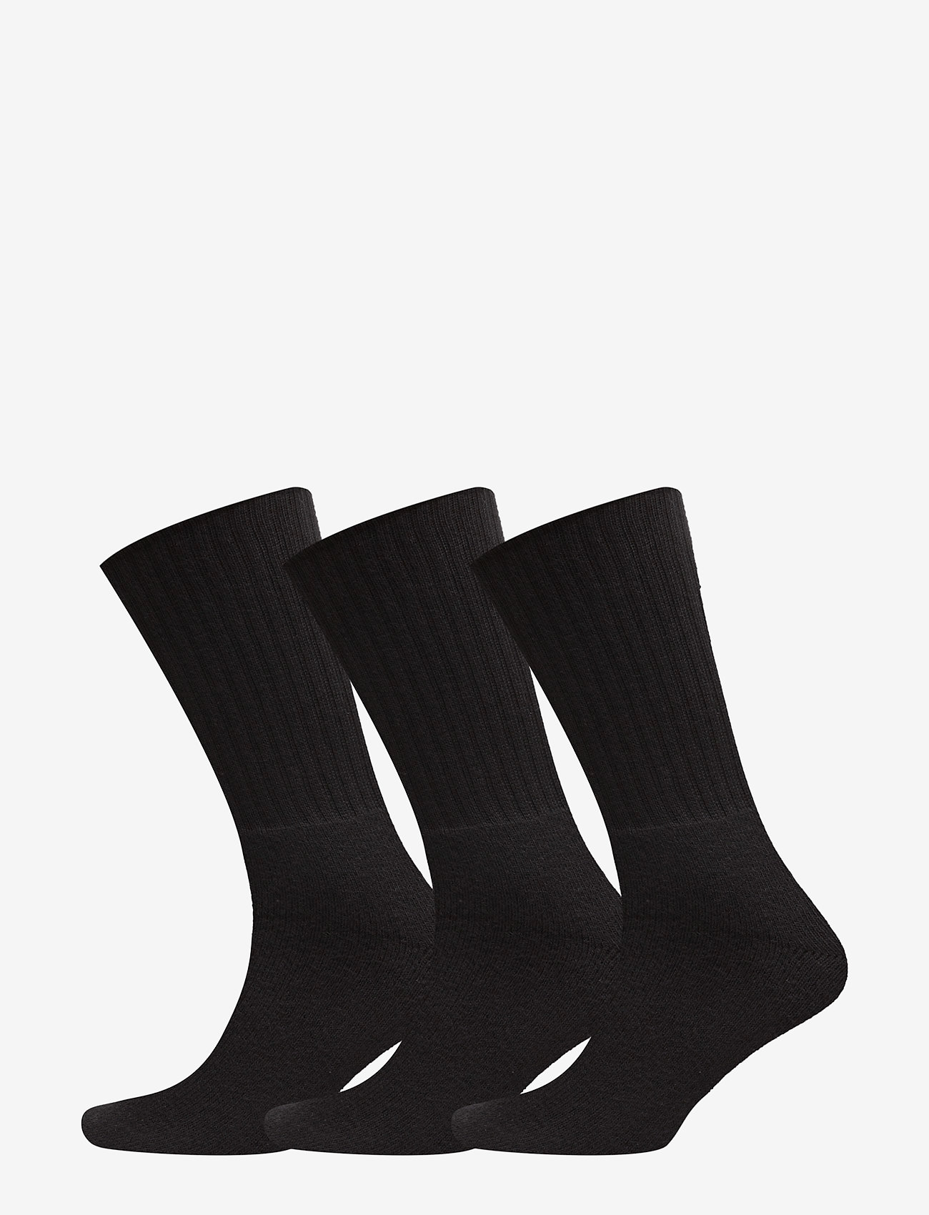Claudio - Claudio socks tennis 3-pack - laveste priser - black - 0
