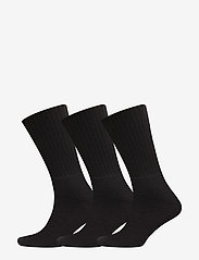 Terry Socks 3 pack - BLACK