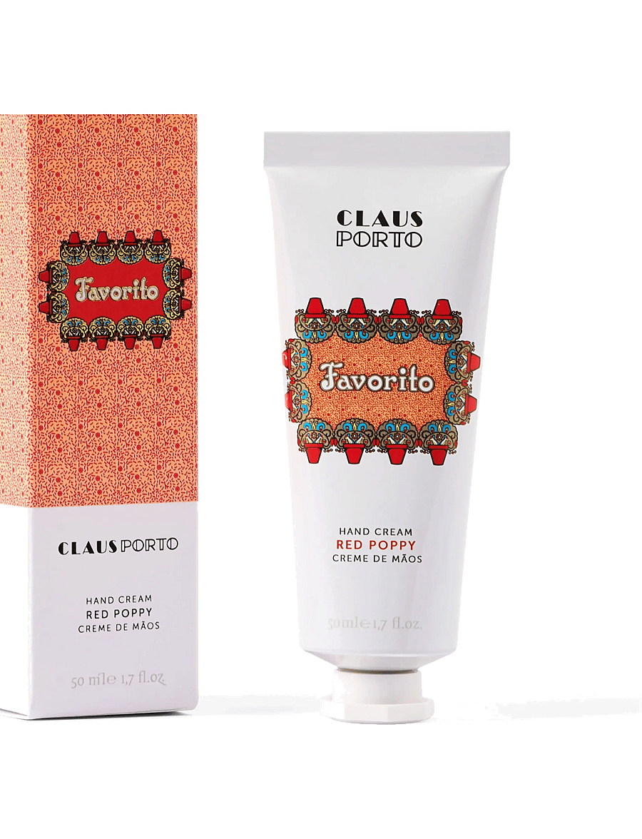 Claus Porto - Favorito Red Poppy Hand Cream - håndkrem - red - 2