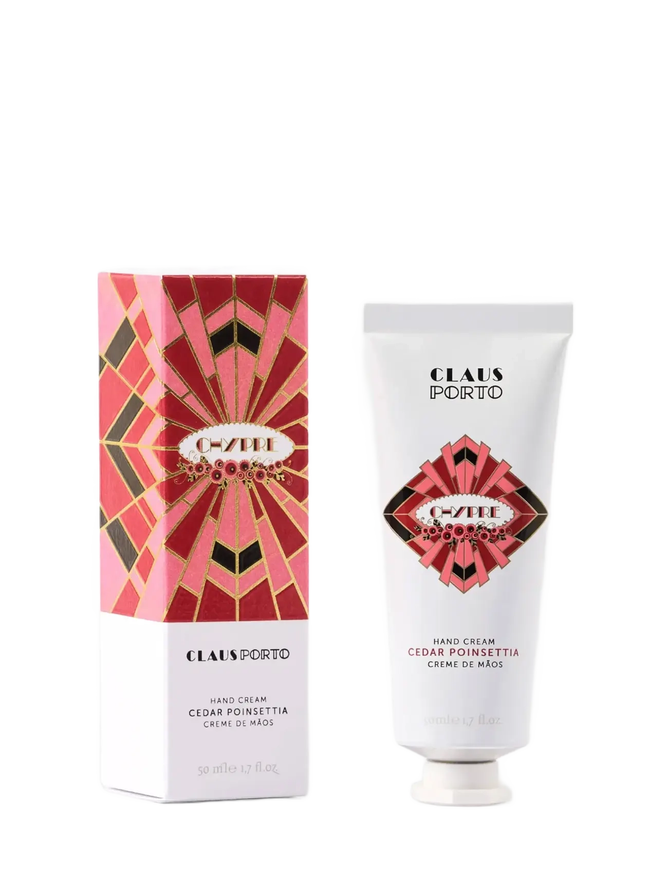 Claus Porto Chypre Cedar Poinsettia Hand Cream kroppsvård dam – bild 3
