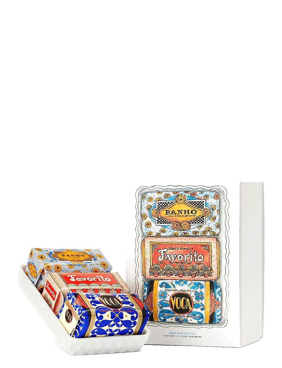 Claus Porto - Gift Set Soap Dish & Deco Mini Soaps - multi-colored - 2