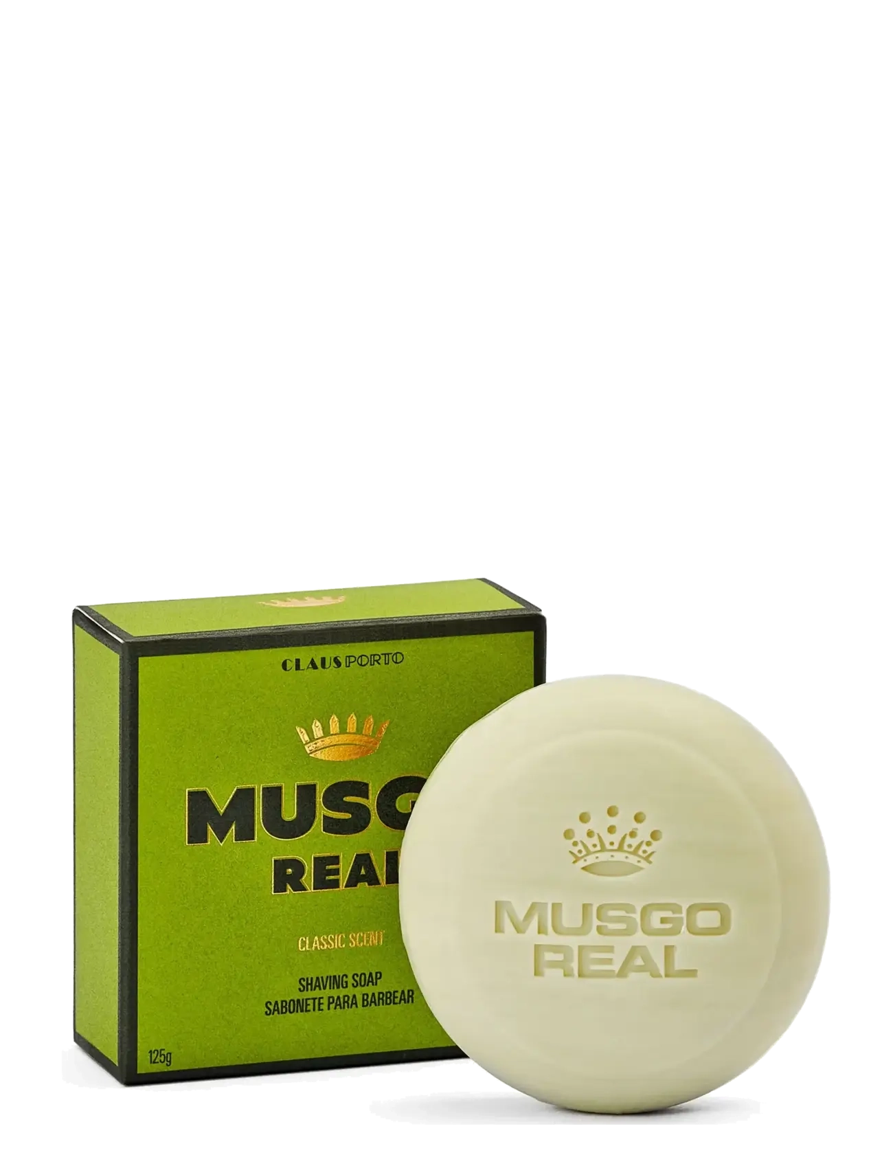 Claus Porto SHAVING SOAP CLASSIC SCENT - 125g - Rakgel - GREEN / green